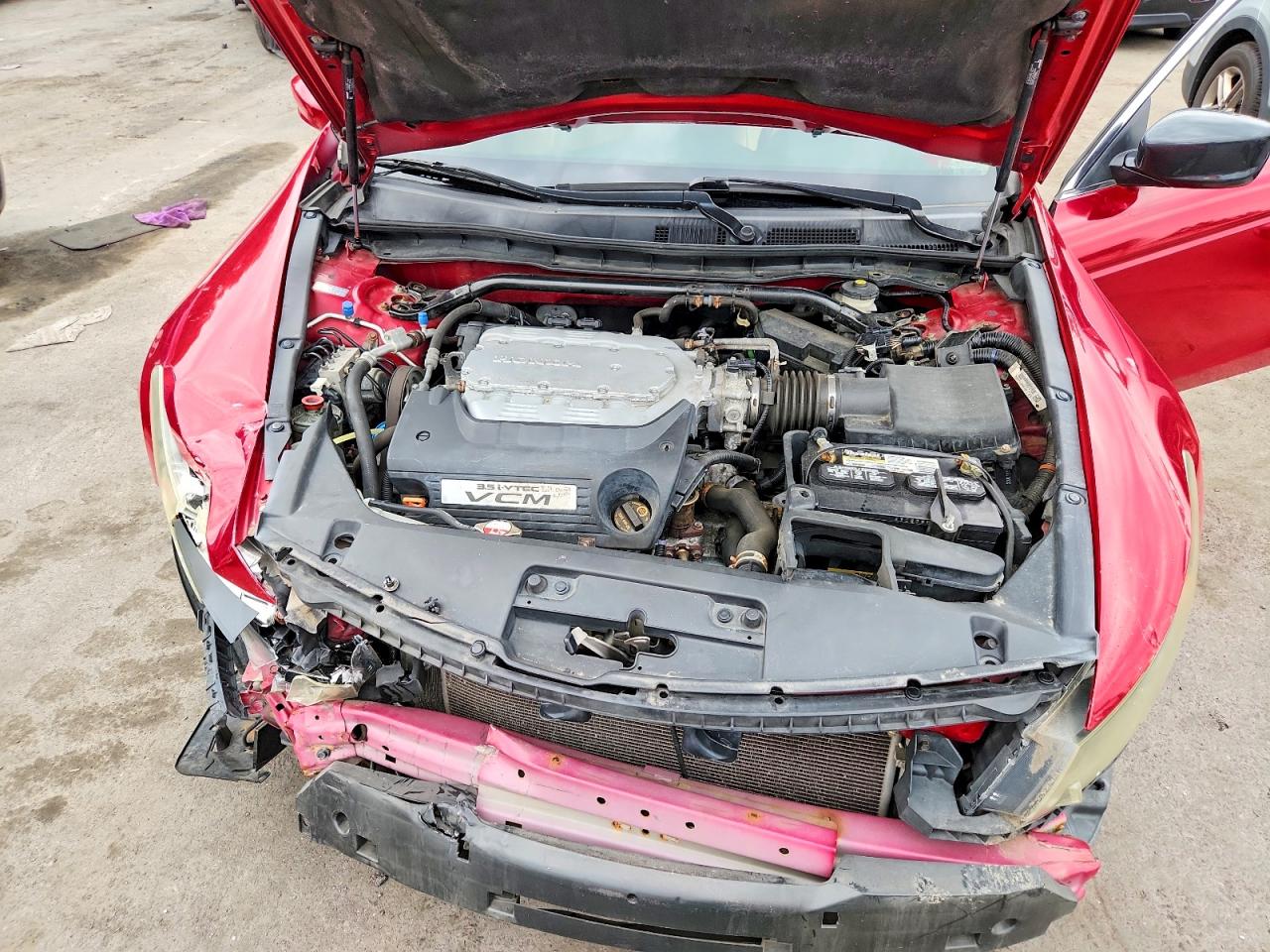2012 Honda Accord Exl Красный vin: 1HGCS2B81CA011224