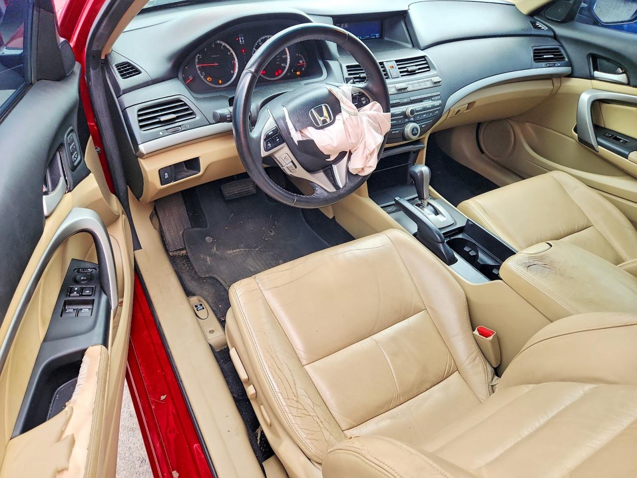 2012 Honda Accord Exl Красный vin: 1HGCS2B81CA011224