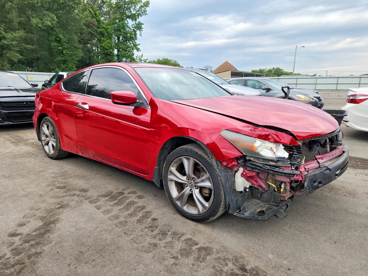 2012 Honda Accord Exl Красный vin: 1HGCS2B81CA011224