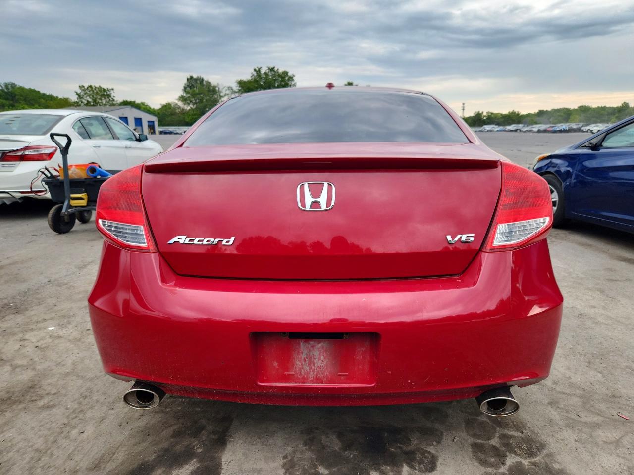 2012 Honda Accord Exl Красный vin: 1HGCS2B81CA011224
