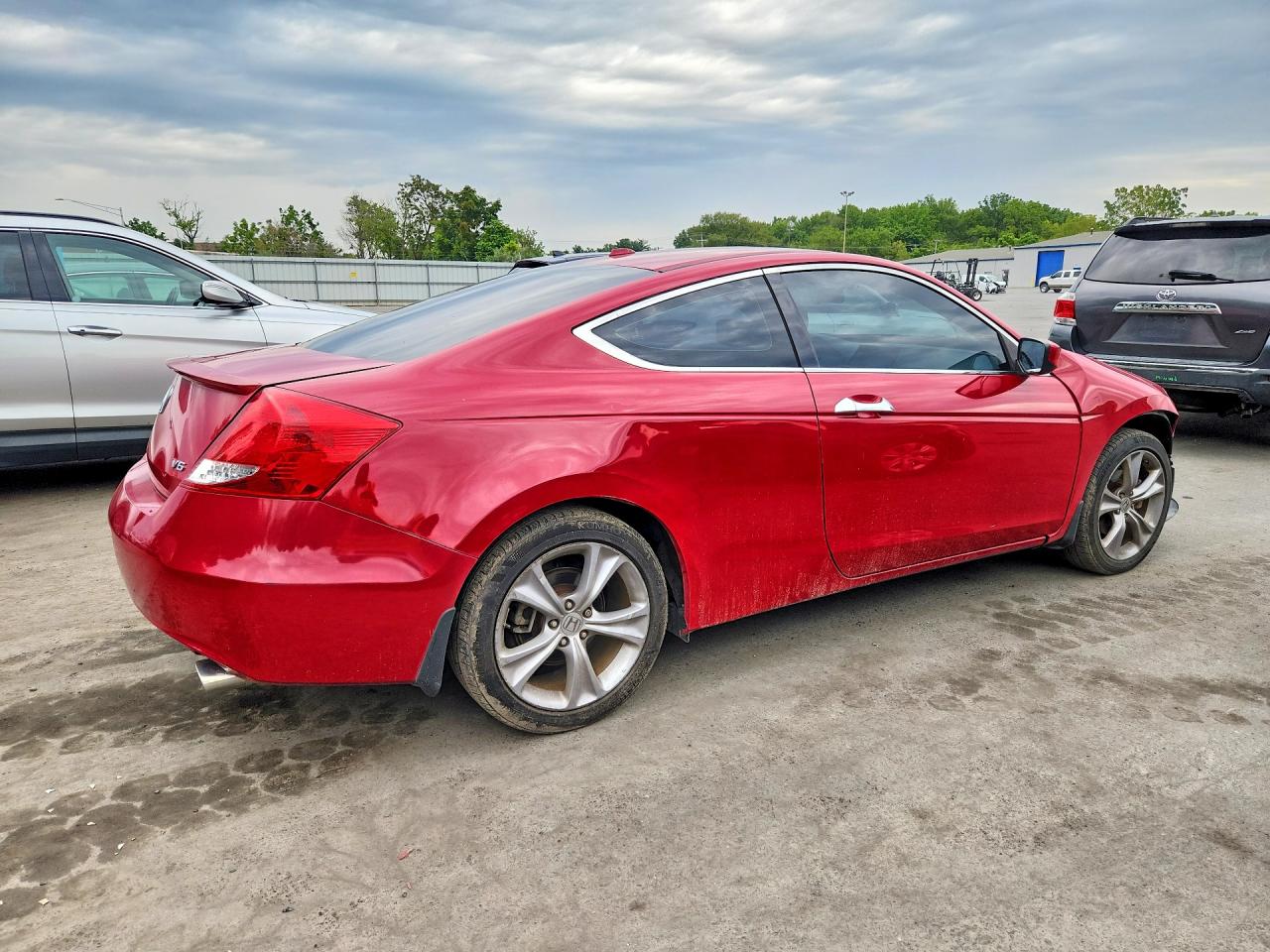 2012 Honda Accord Exl Красный vin: 1HGCS2B81CA011224
