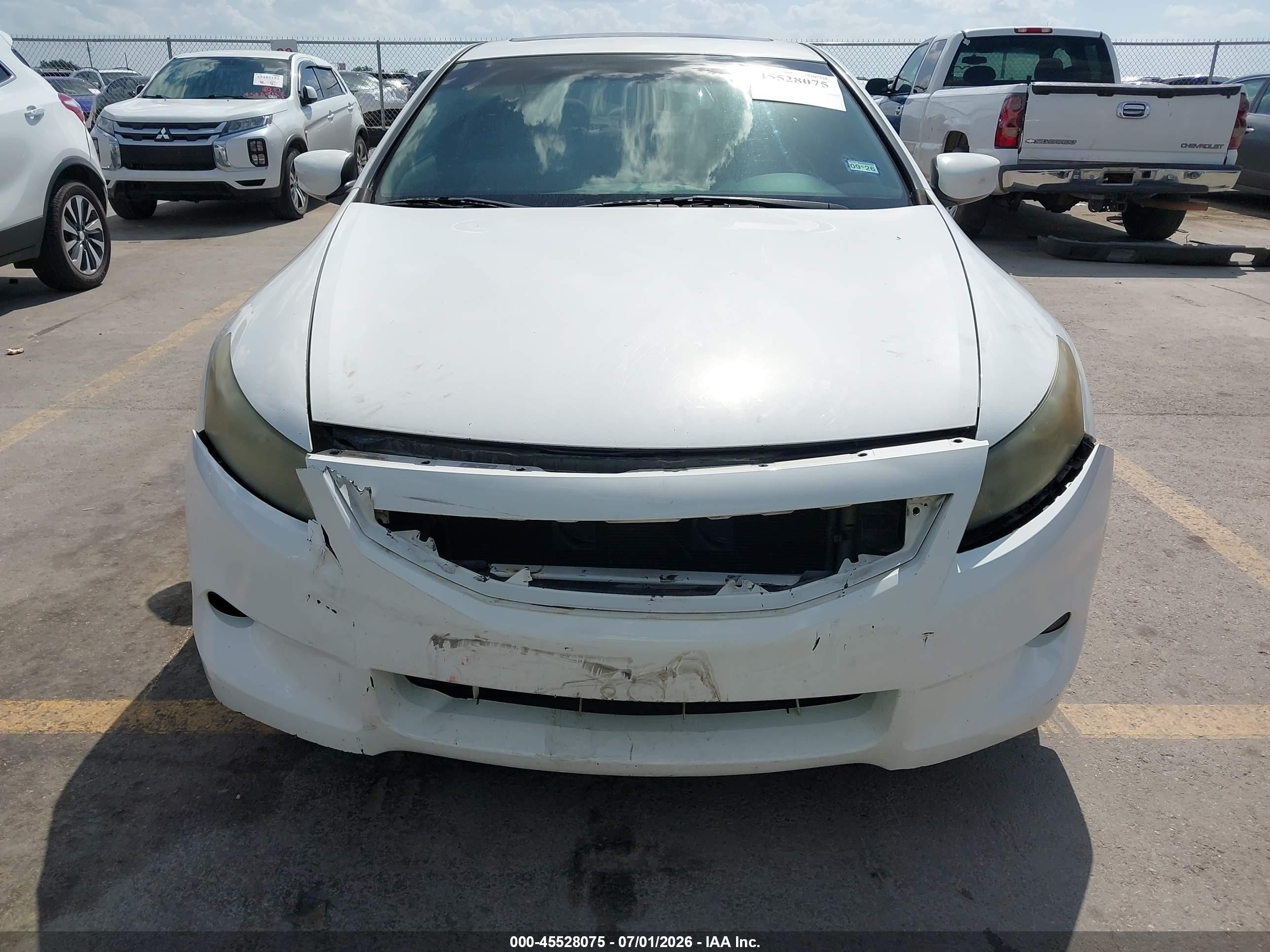 2010 Honda Accord 3.5 Ex-l White vin: 1HGCS2B82AA008362