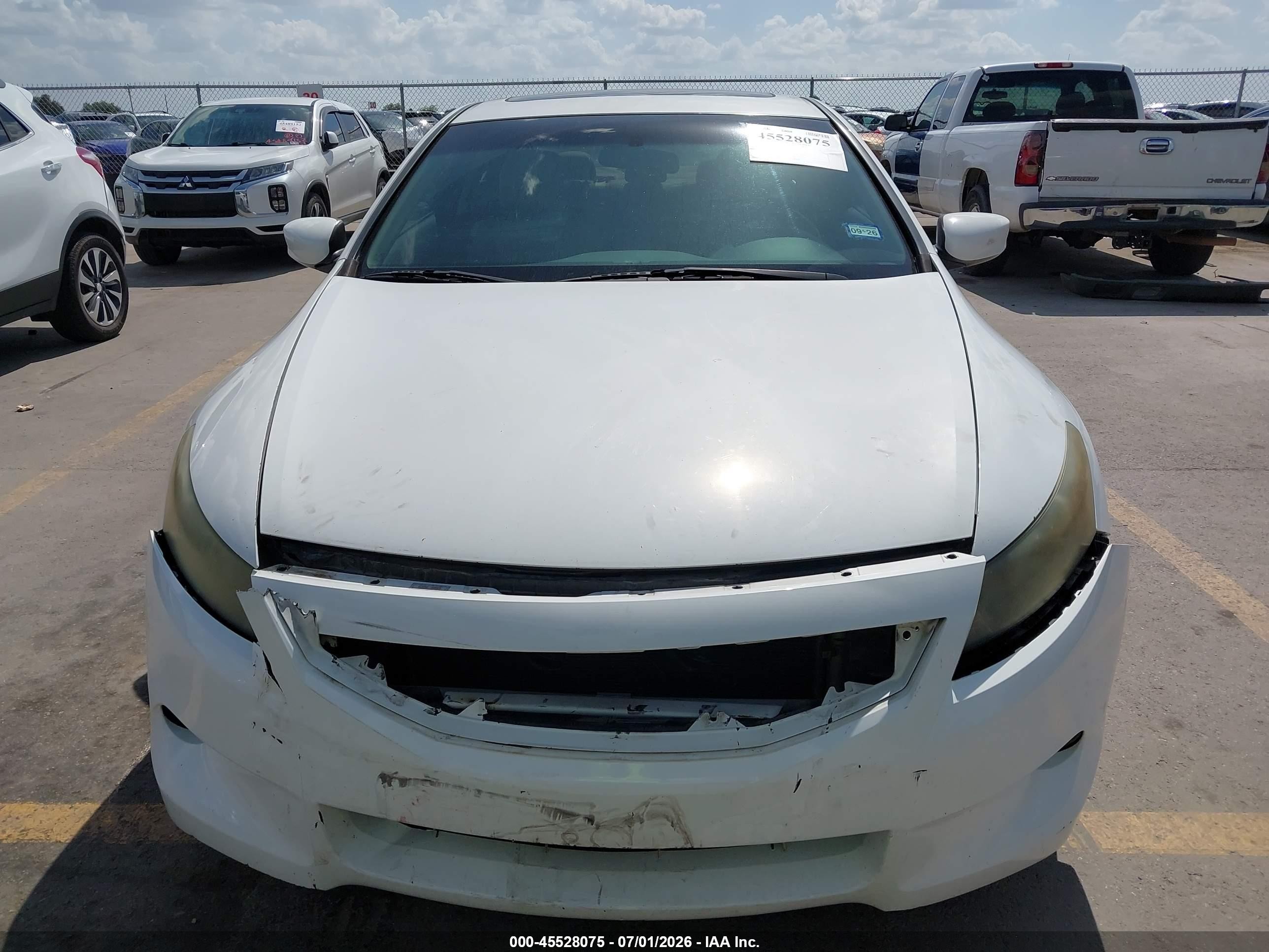 2010 Honda Accord 3.5 Ex-l White vin: 1HGCS2B82AA008362