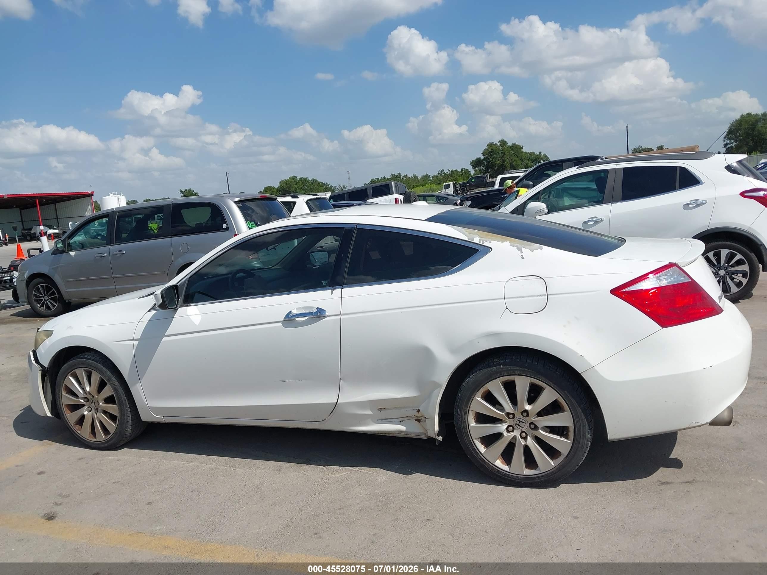 2010 Honda Accord 3.5 Ex-l White vin: 1HGCS2B82AA008362