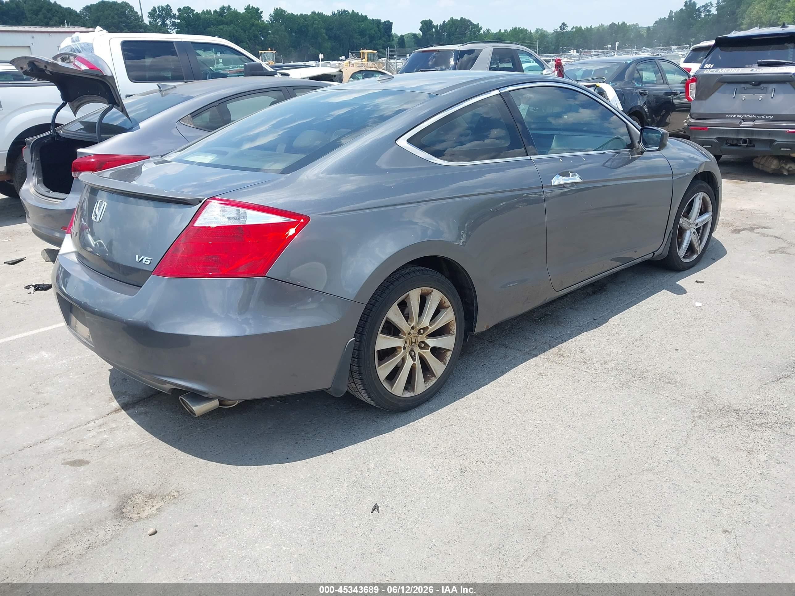 2010 Honda Accord 3.5 Ex-l Gray vin: 1HGCS2B82AA009527