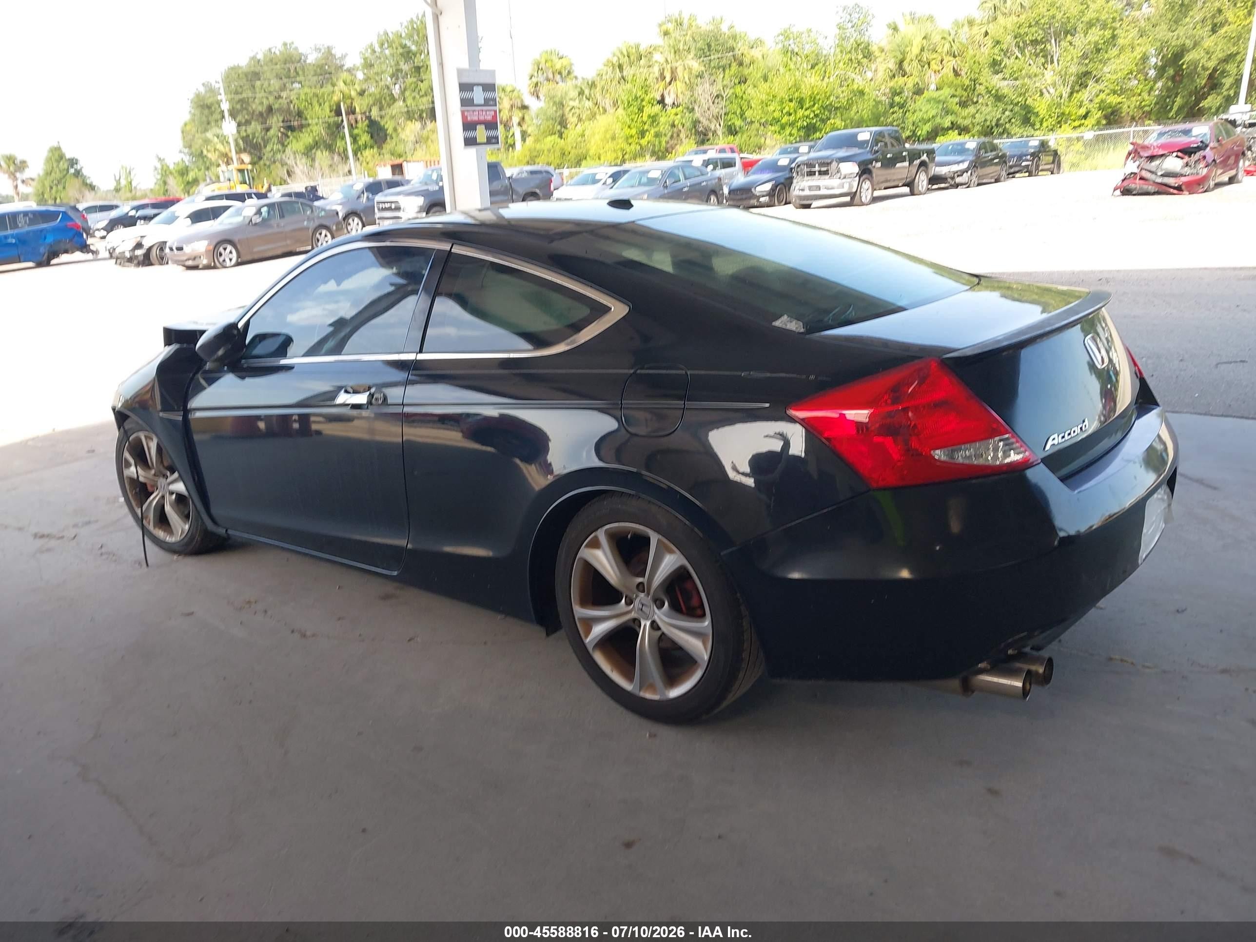 2012 Honda Accord 3.5 Ex-l Black vin: 1HGCS2B82CA009370