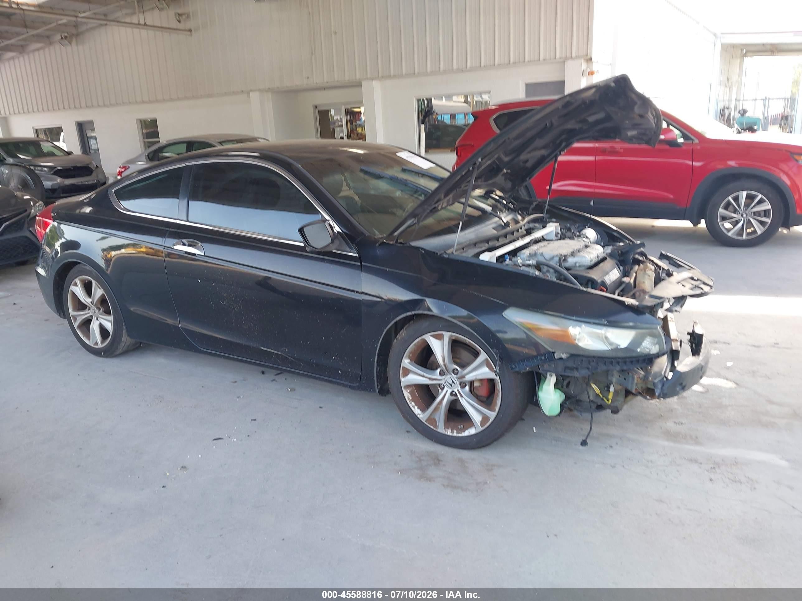2012 Honda Accord 3.5 Ex-l Black vin: 1HGCS2B82CA009370