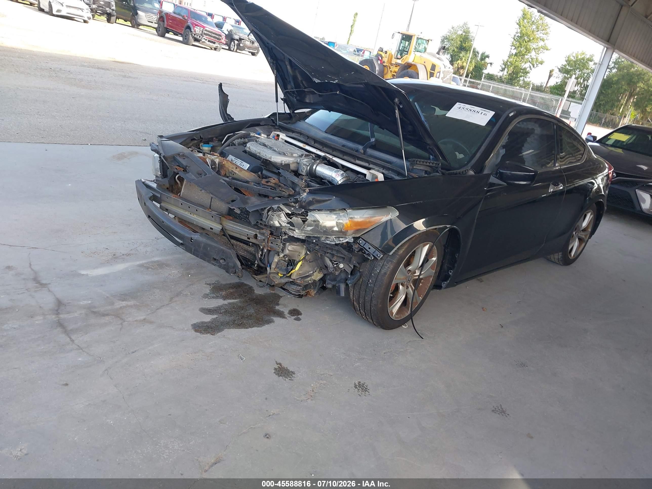 2012 Honda Accord 3.5 Ex-l Black vin: 1HGCS2B82CA009370