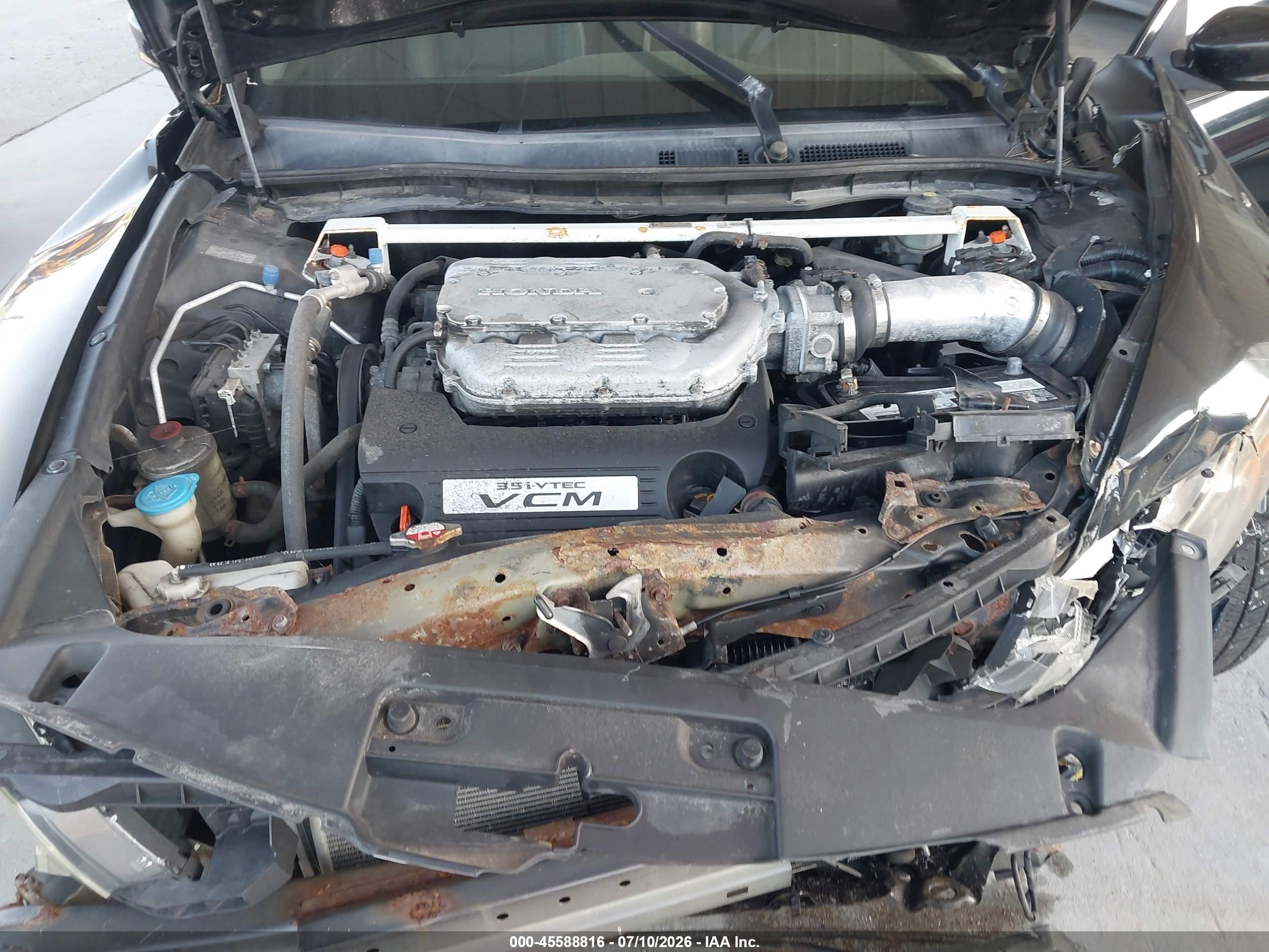 2012 Honda Accord 3.5 Ex-l Black vin: 1HGCS2B82CA009370