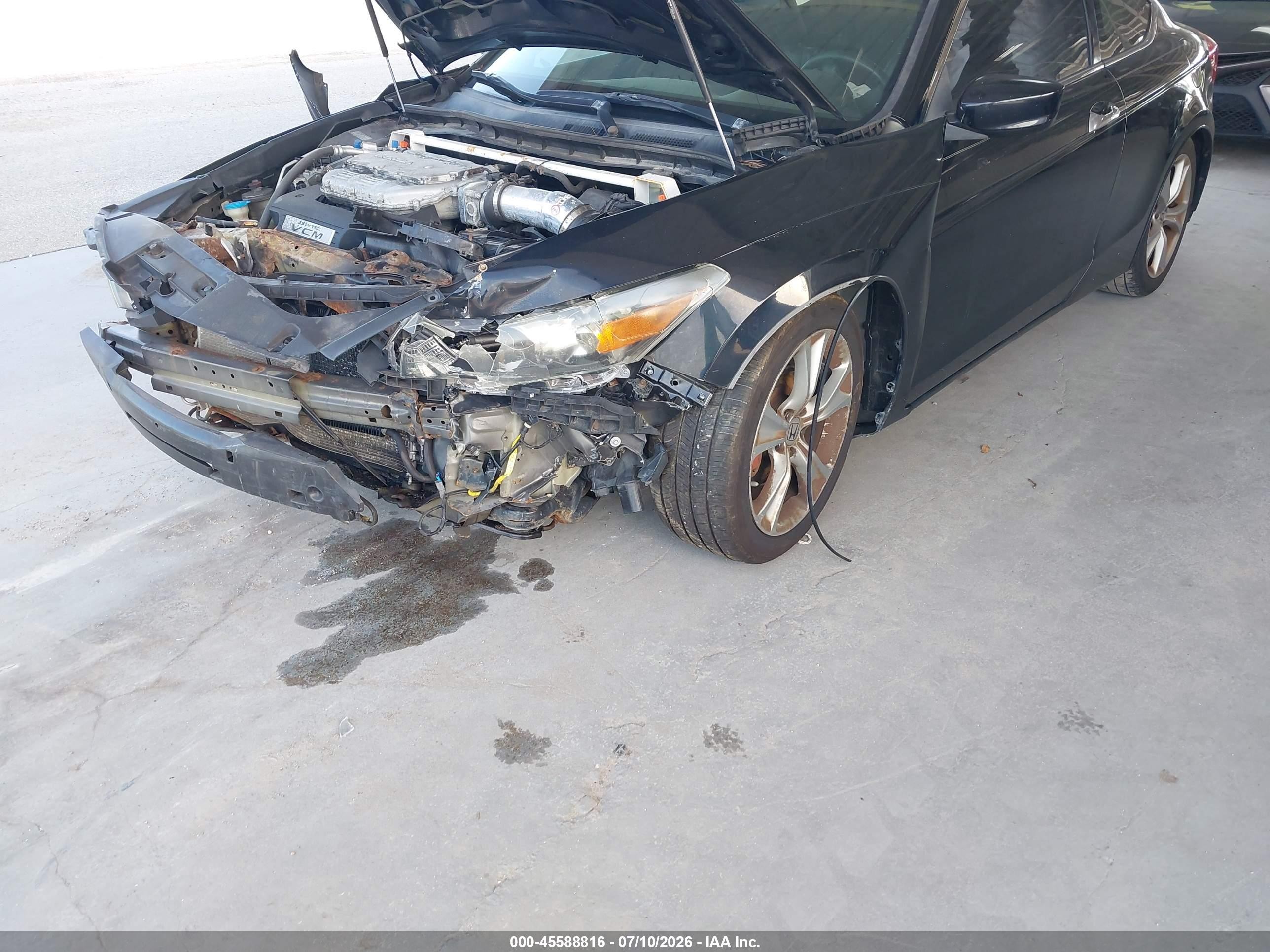 2012 Honda Accord 3.5 Ex-l Black vin: 1HGCS2B82CA009370