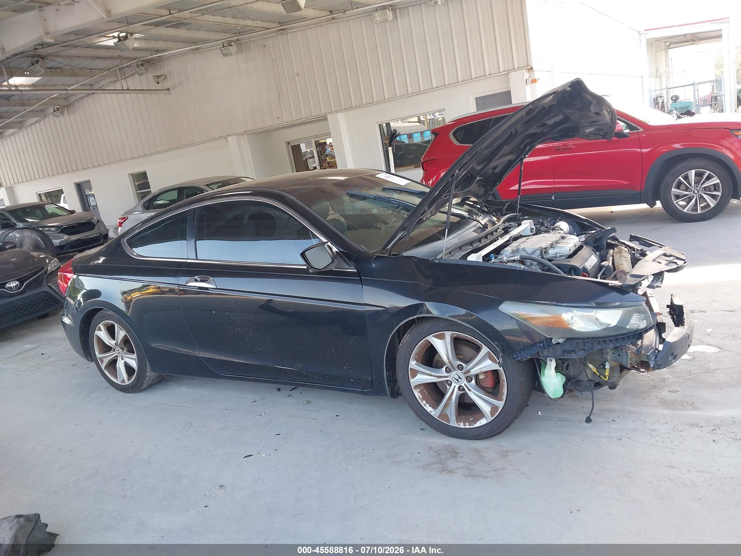 2012 Honda Accord 3.5 Ex-l Black vin: 1HGCS2B82CA009370