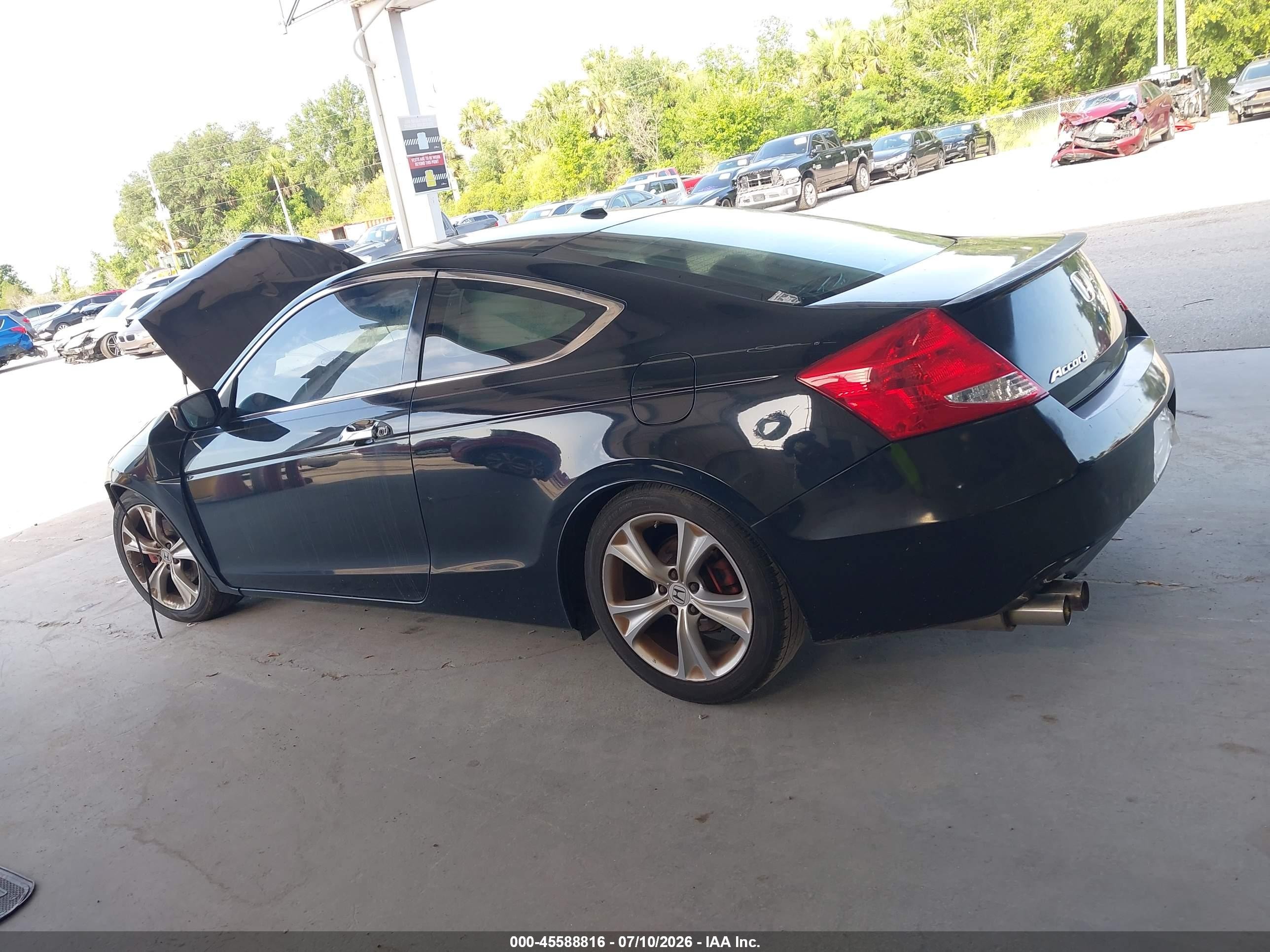2012 Honda Accord 3.5 Ex-l Black vin: 1HGCS2B82CA009370