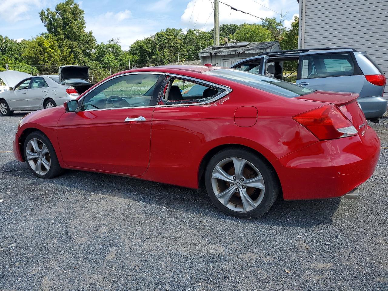 2012 Honda Accord Exl Red vin: 1HGCS2B82CA010762