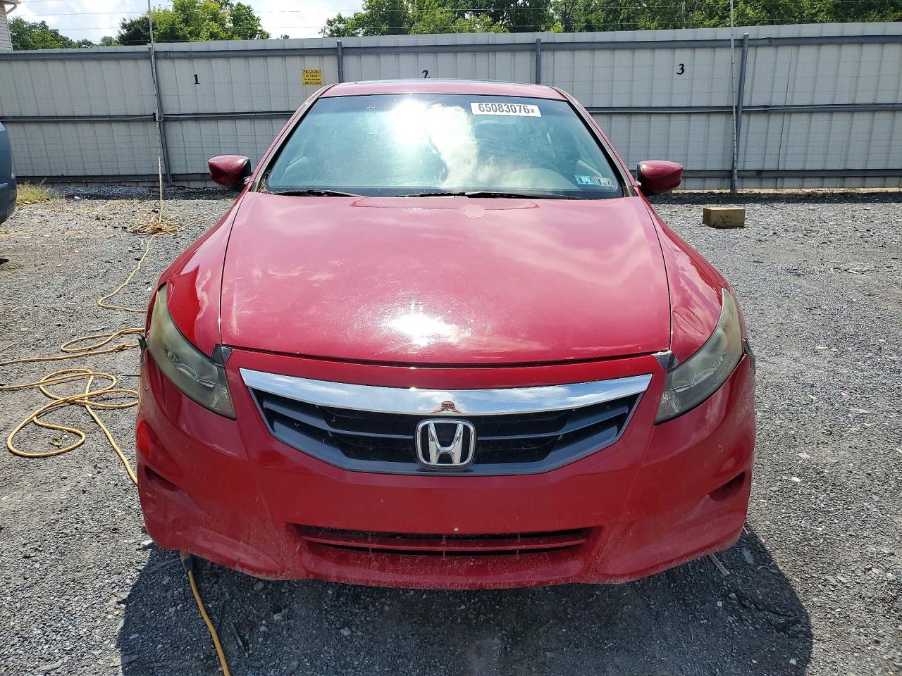 2012 Honda Accord Exl Red vin: 1HGCS2B82CA010762