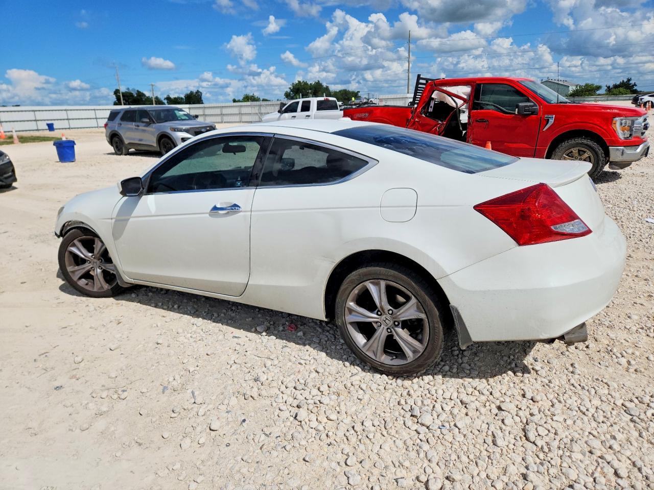 2012 Honda Accord Exl White vin: 1HGCS2B82CA011412