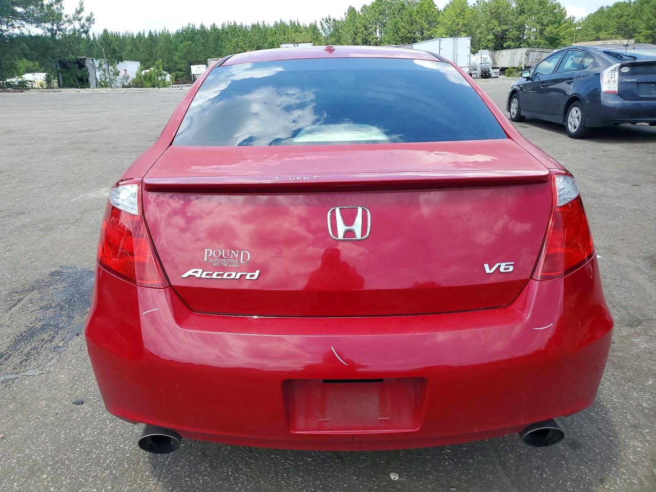 2010 Honda Accord Exl Burgundy vin: 1HGCS2B83AA001436