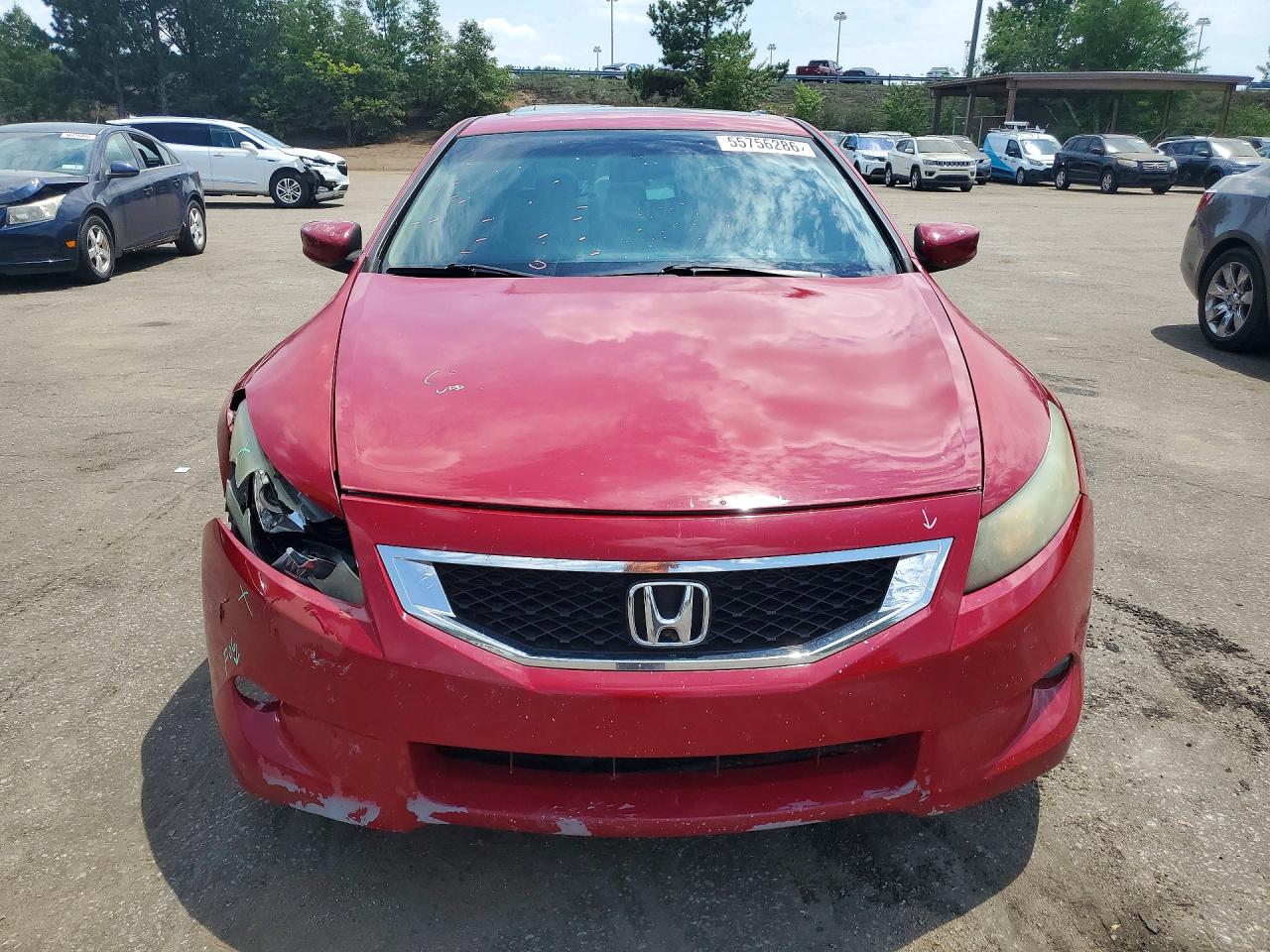 2010 Honda Accord Exl Burgundy vin: 1HGCS2B83AA001436