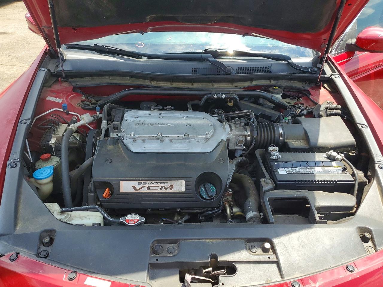 2010 Honda Accord Exl Burgundy vin: 1HGCS2B83AA001436