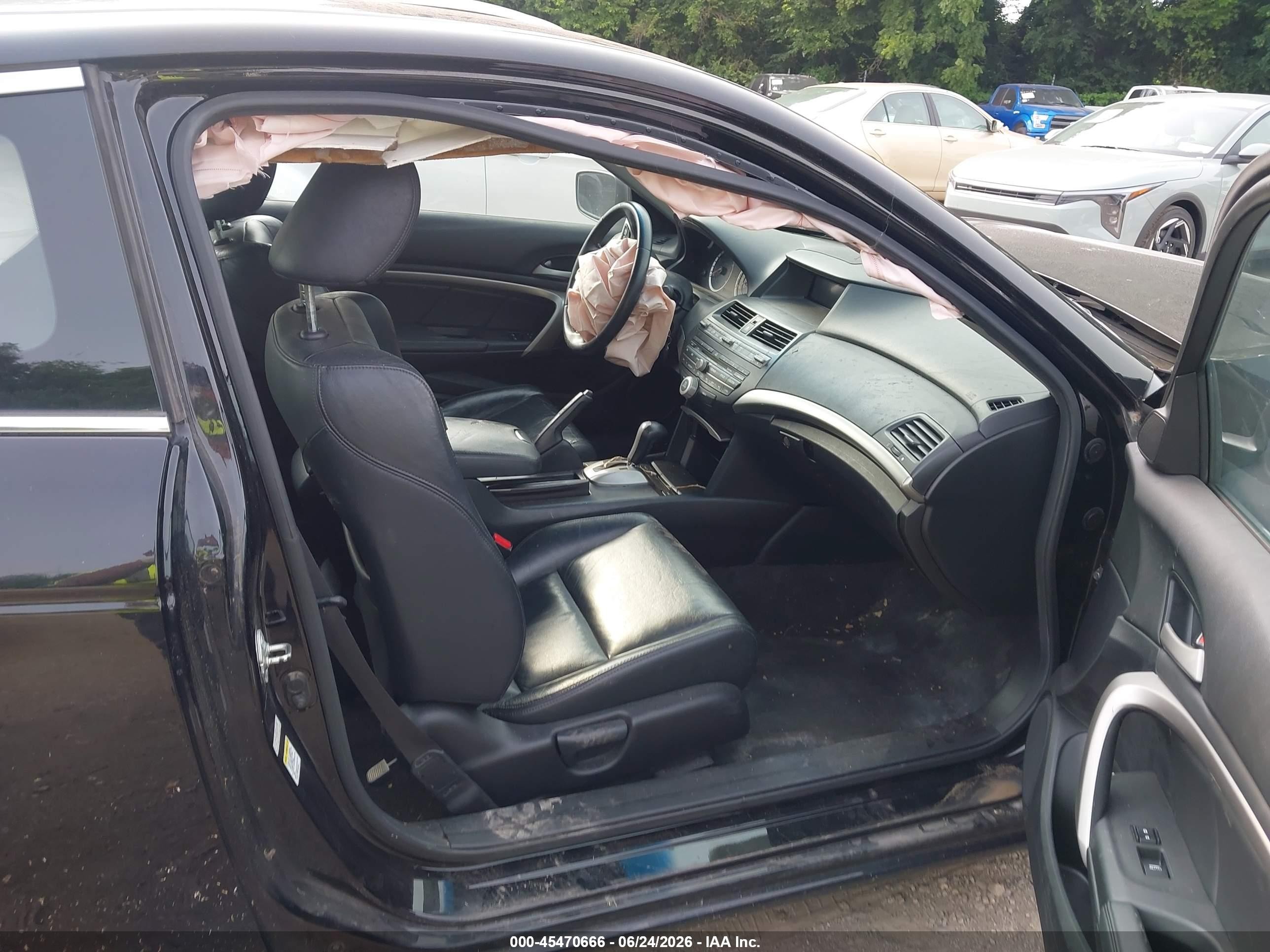 2010 Honda Accord 3.5 Ex-l Black vin: 1HGCS2B83AA004790