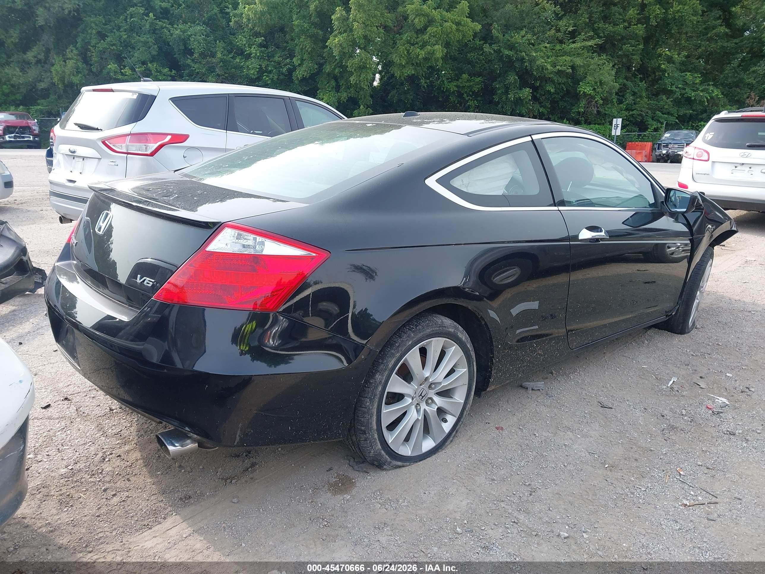 2010 Honda Accord 3.5 Ex-l Black vin: 1HGCS2B83AA004790