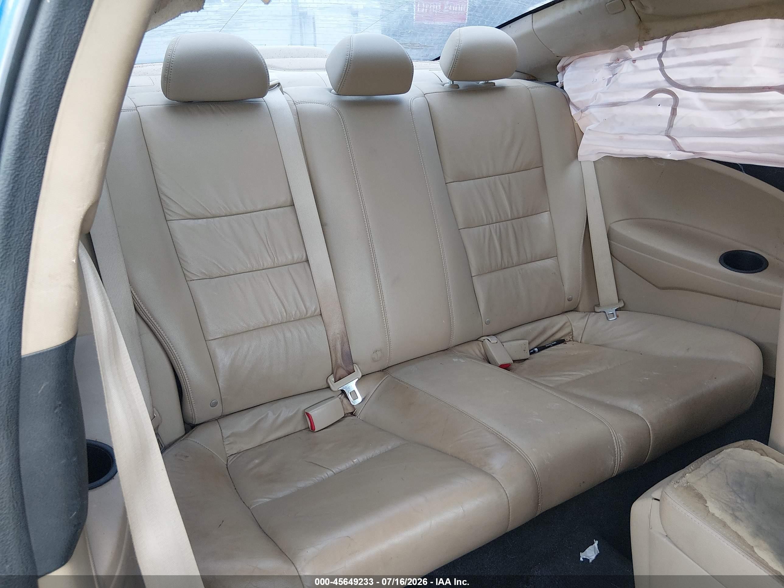 2010 Honda Accord 3.5 Ex-l Blue vin: 1HGCS2B83AA010377