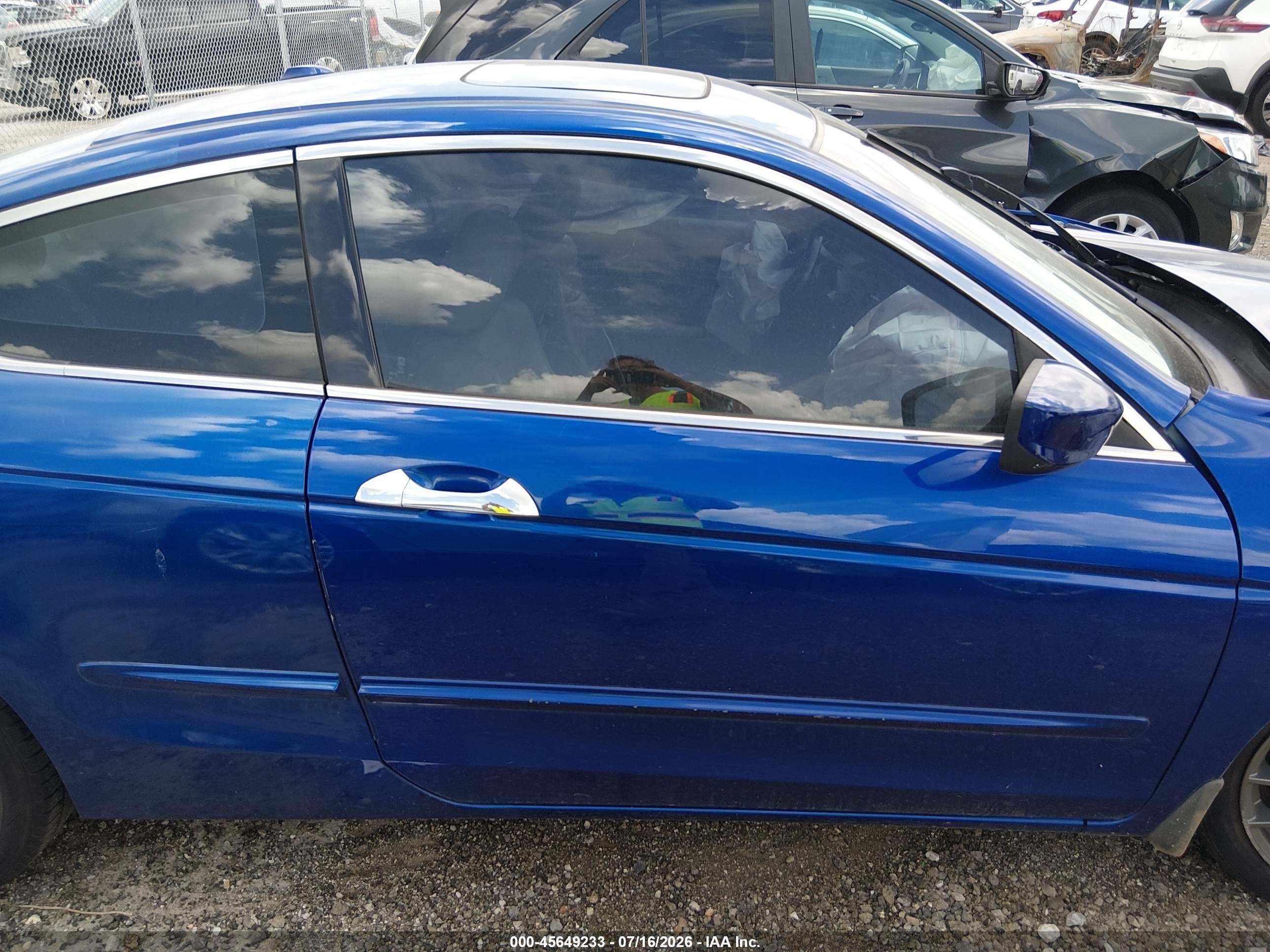 2010 Honda Accord 3.5 Ex-l Blue vin: 1HGCS2B83AA010377