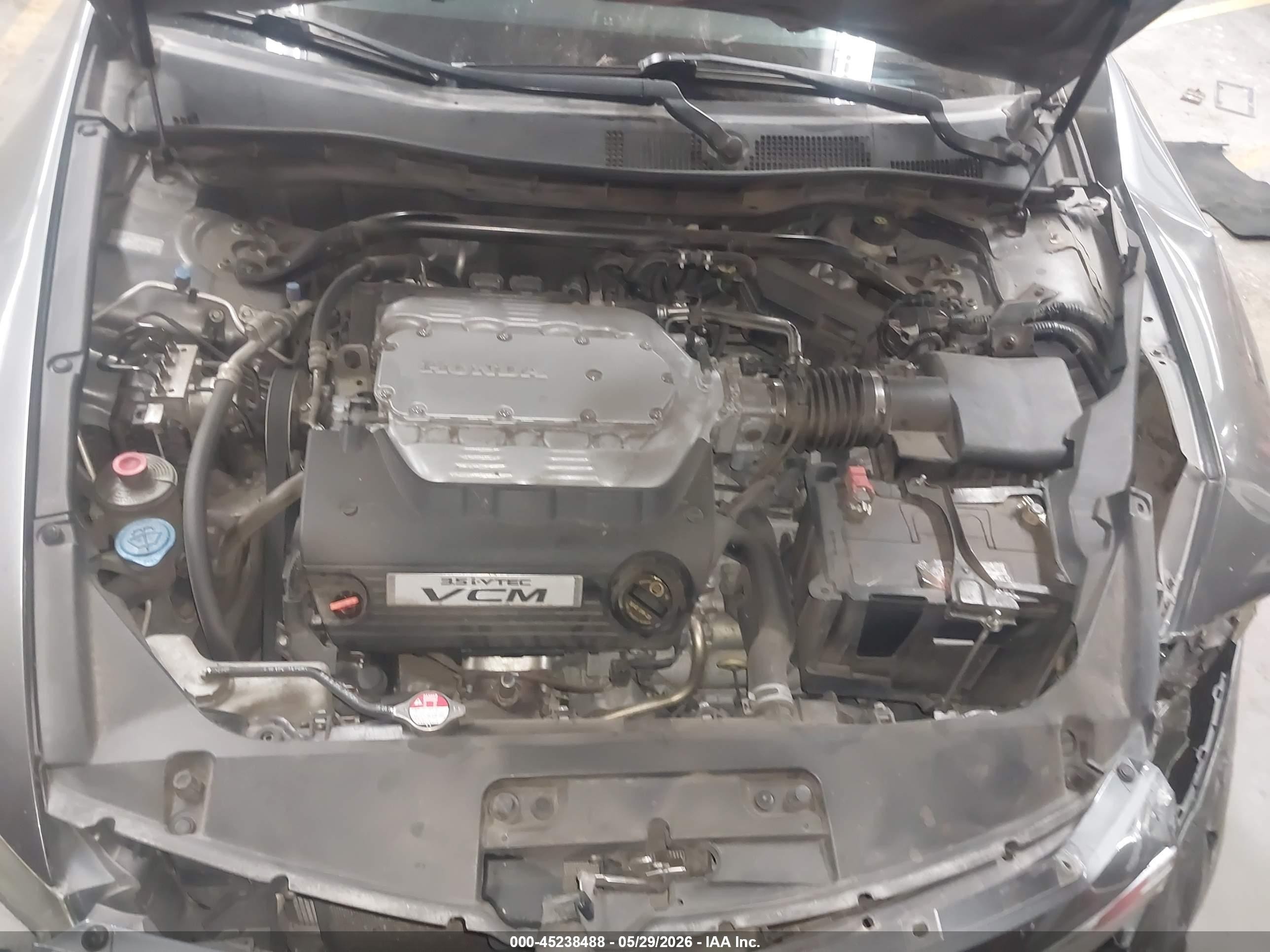 2011 Honda Accord 3.5 Ex-l Gray vin: 1HGCS2B83BA003267