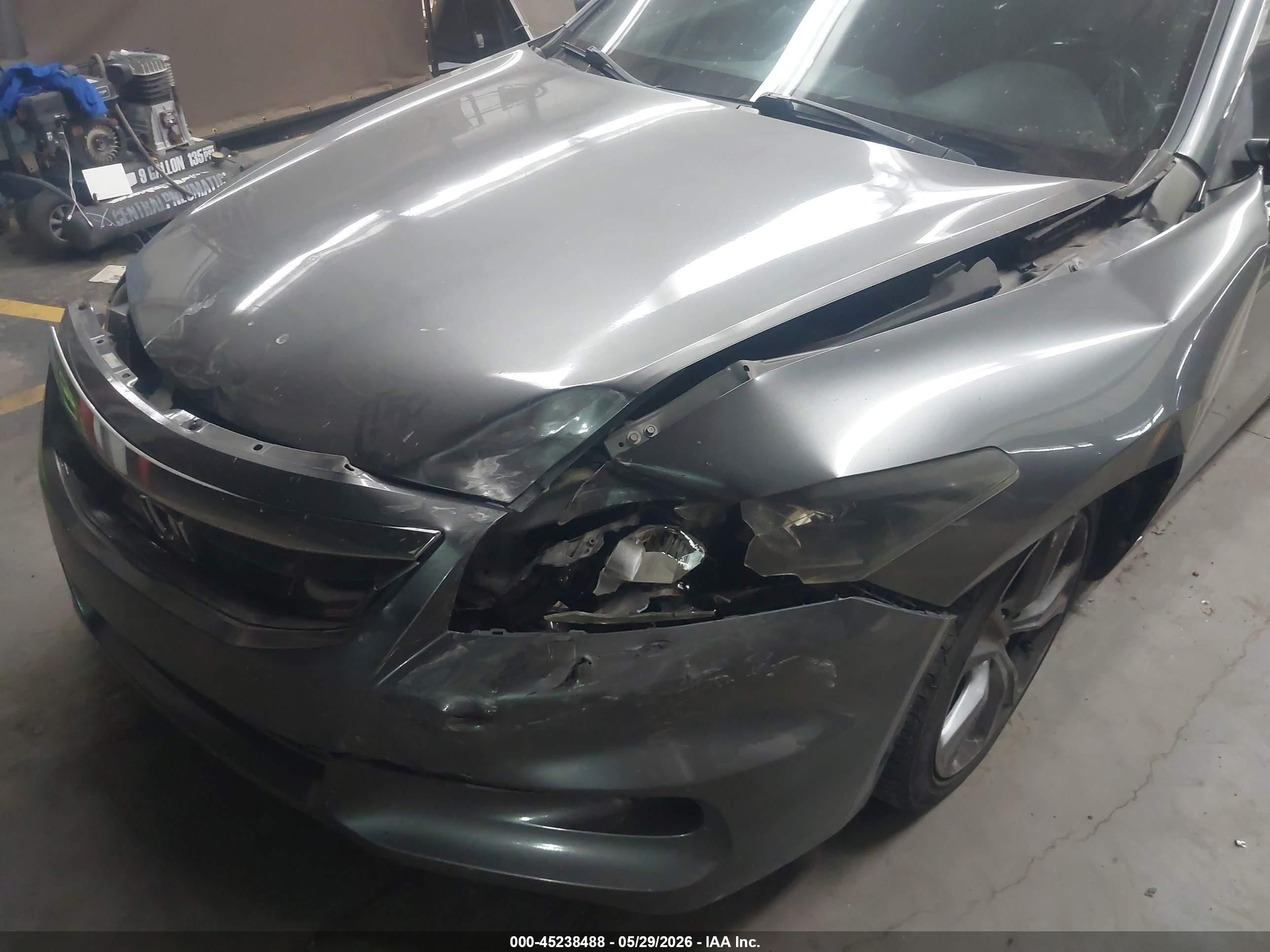 2011 Honda Accord 3.5 Ex-l Gray vin: 1HGCS2B83BA003267