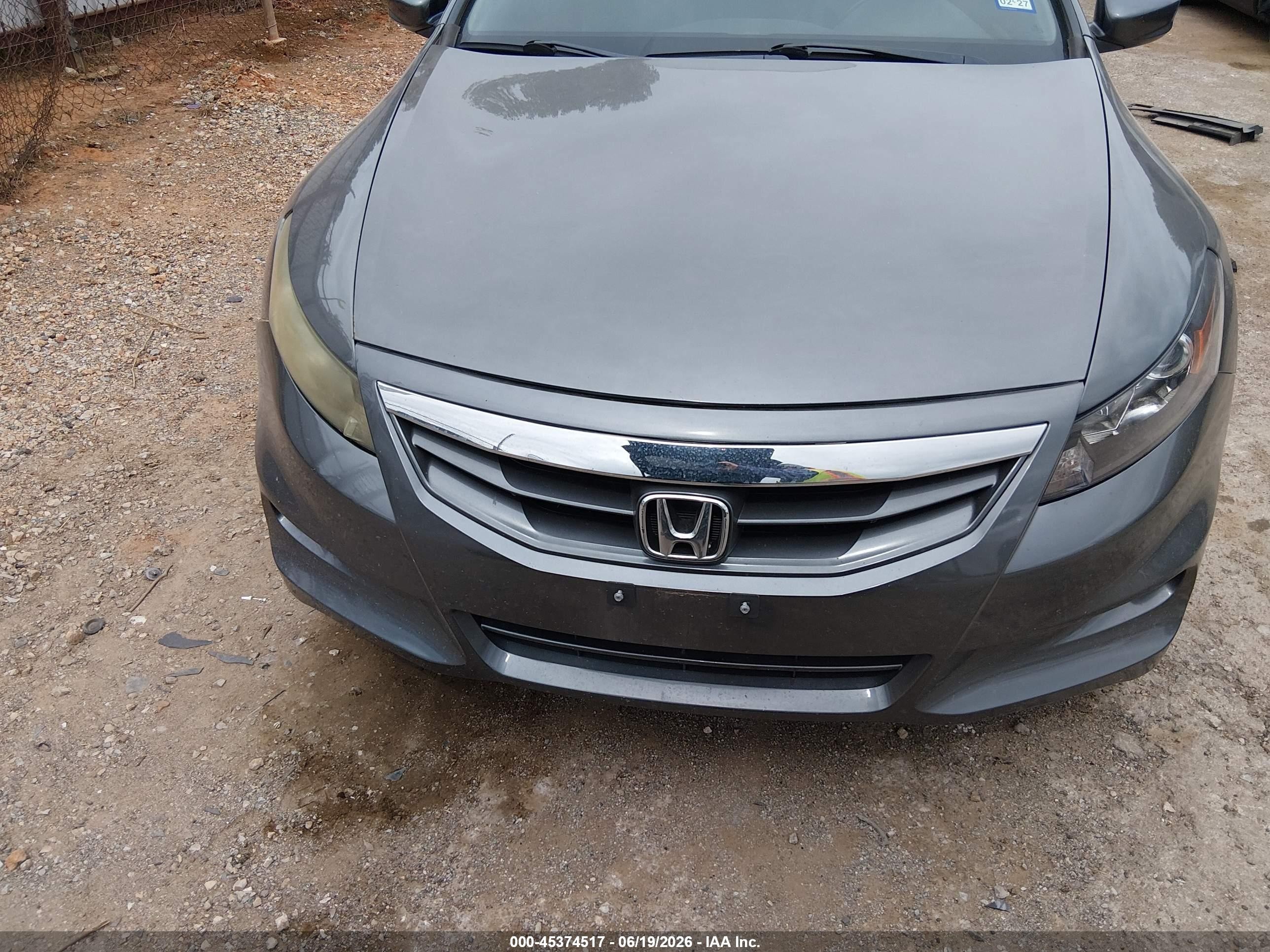 2011 Honda Accord 3.5 Ex-l Серый vin: 1HGCS2B83BA004435