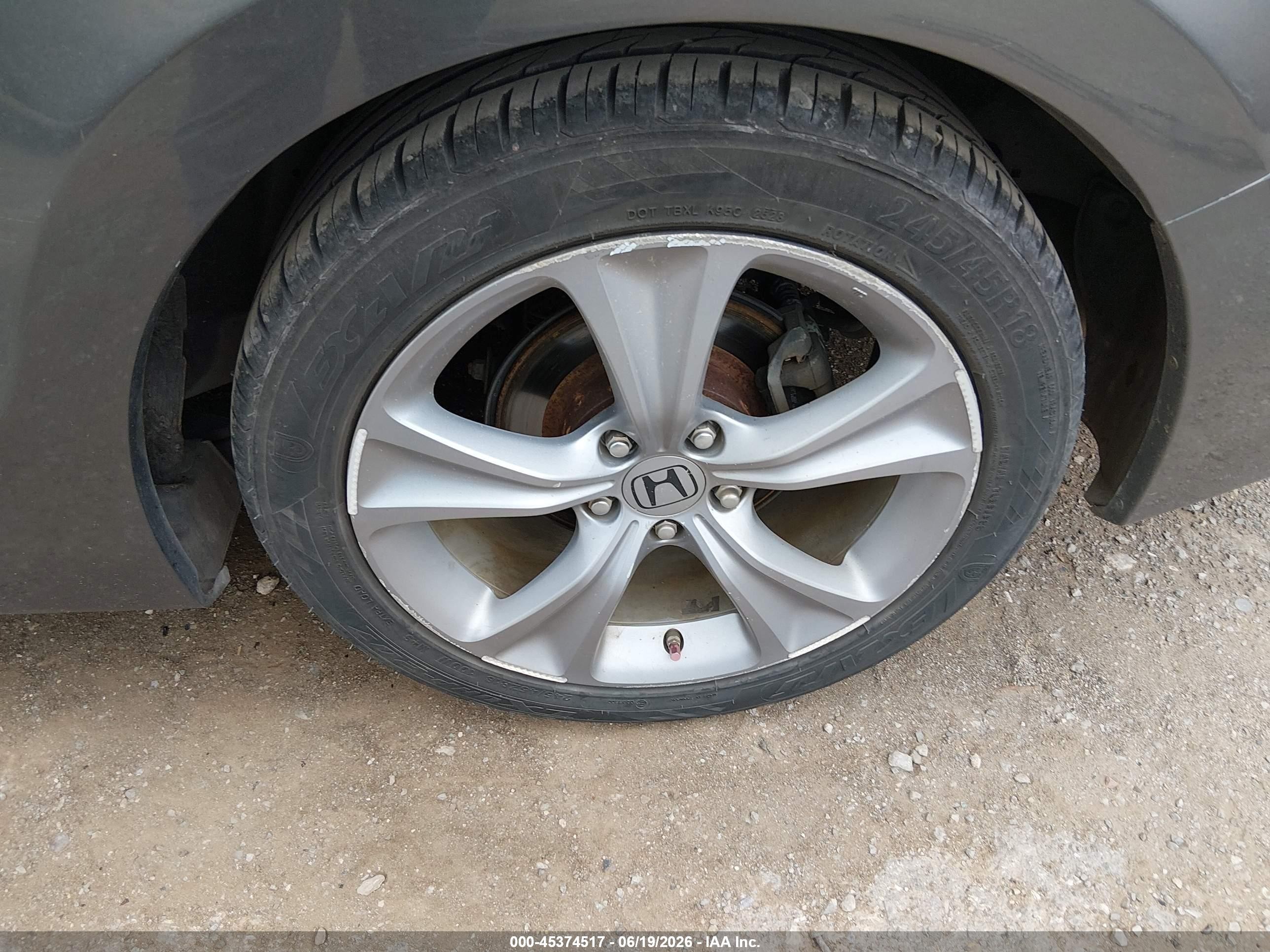 2011 Honda Accord 3.5 Ex-l Серый vin: 1HGCS2B83BA004435