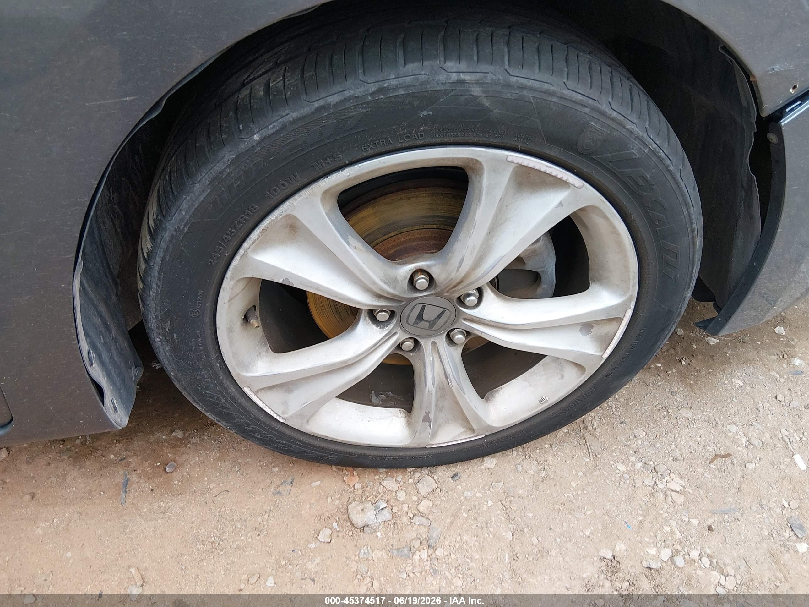 2011 Honda Accord 3.5 Ex-l Серый vin: 1HGCS2B83BA004435