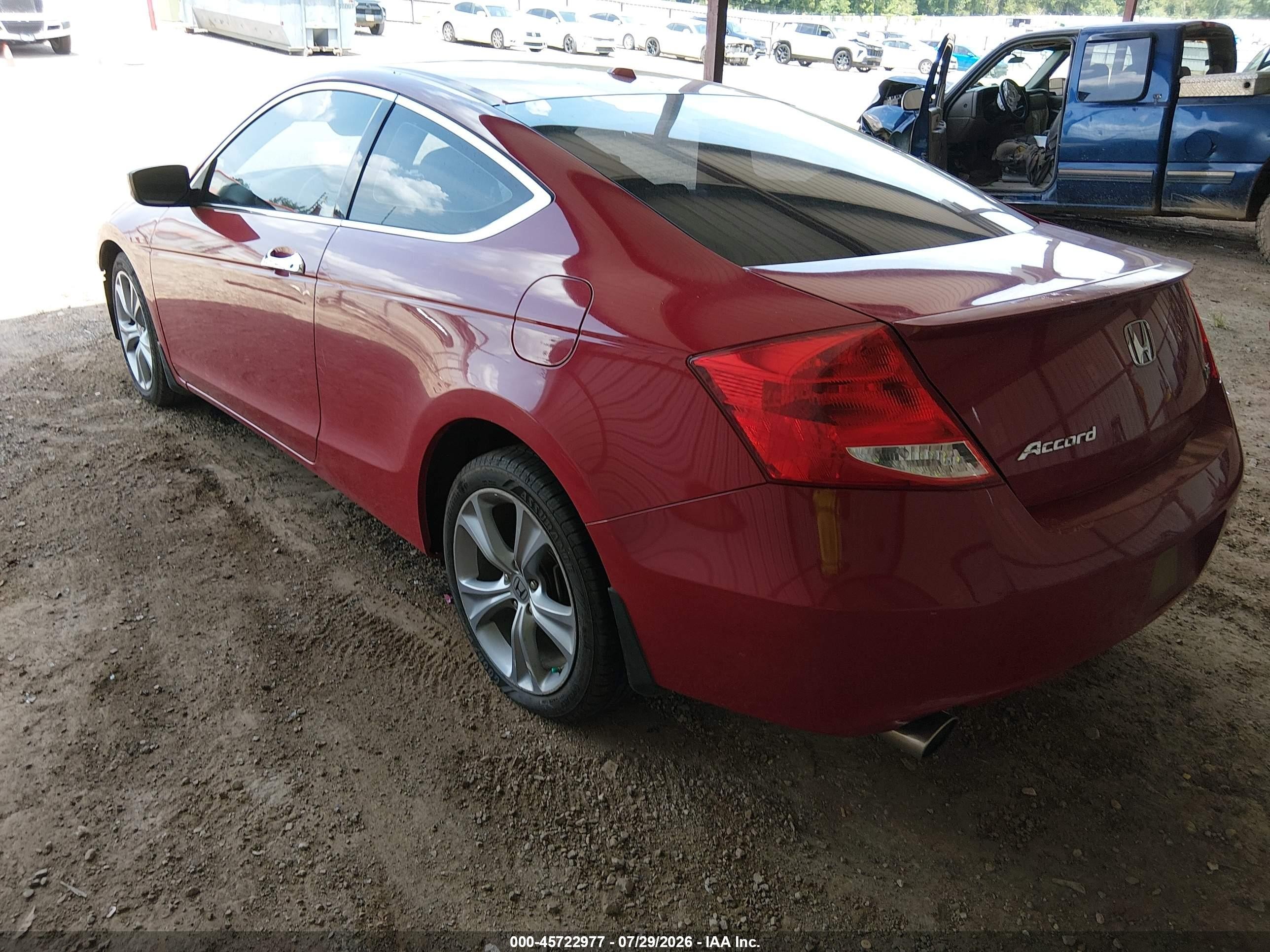 2011 Honda Accord 3.5 Ex-l Red vin: 1HGCS2B83BA004614