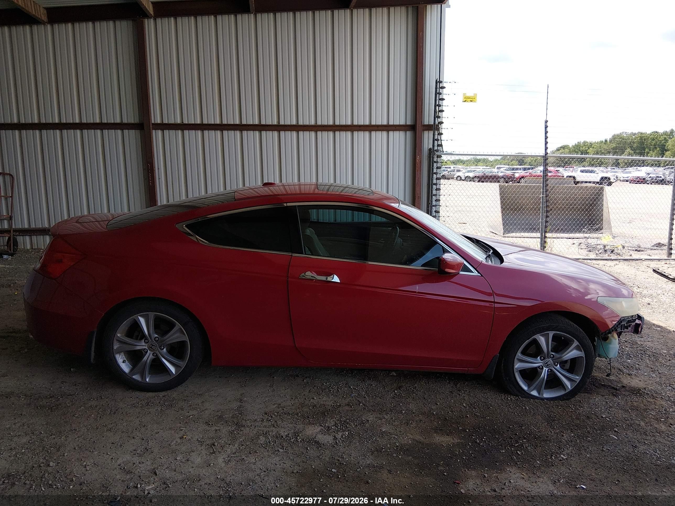 2011 Honda Accord 3.5 Ex-l Red vin: 1HGCS2B83BA004614