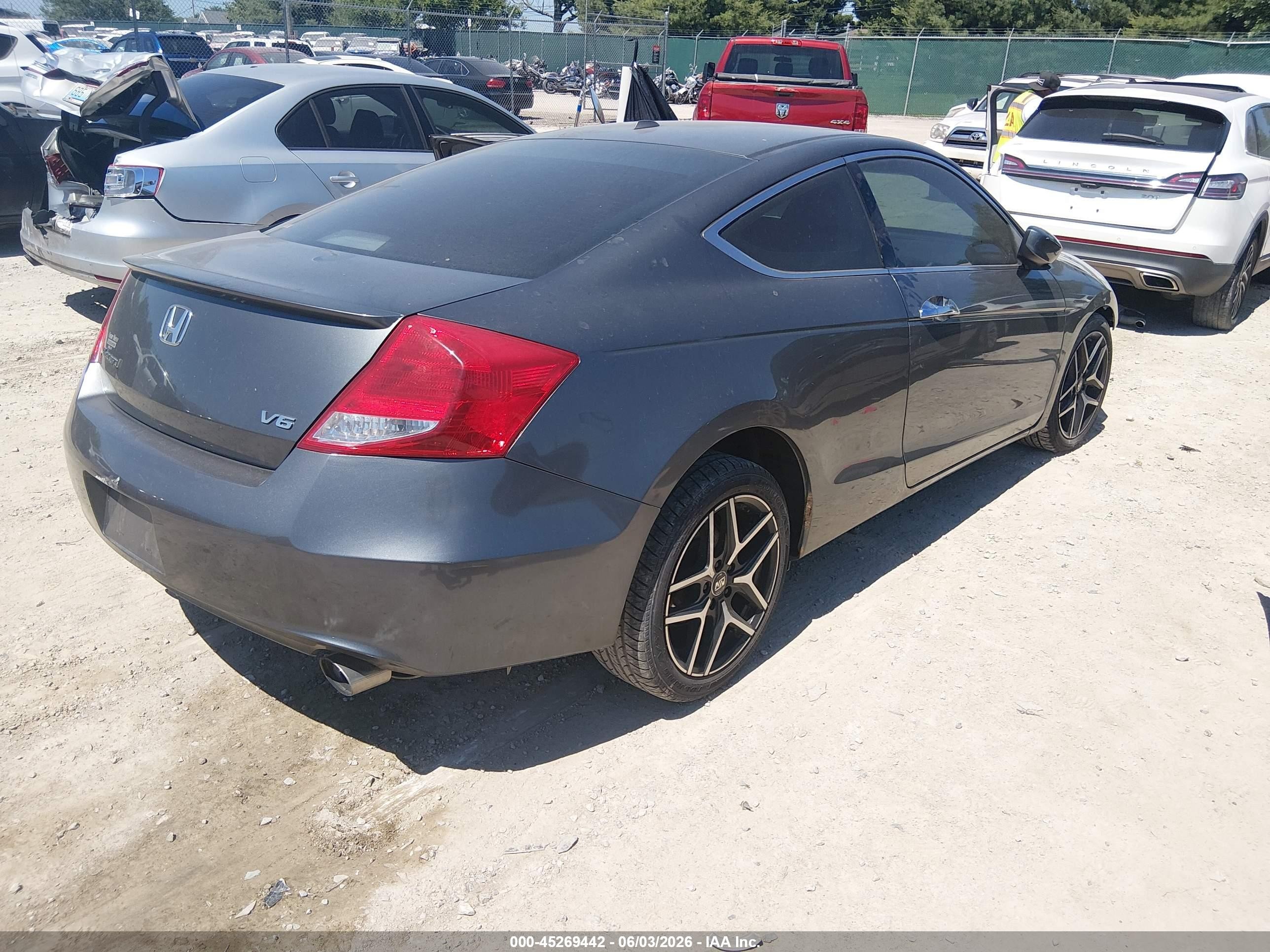 2012 Honda Accord 3.5 Ex-l Серый vin: 1HGCS2B83CA000757