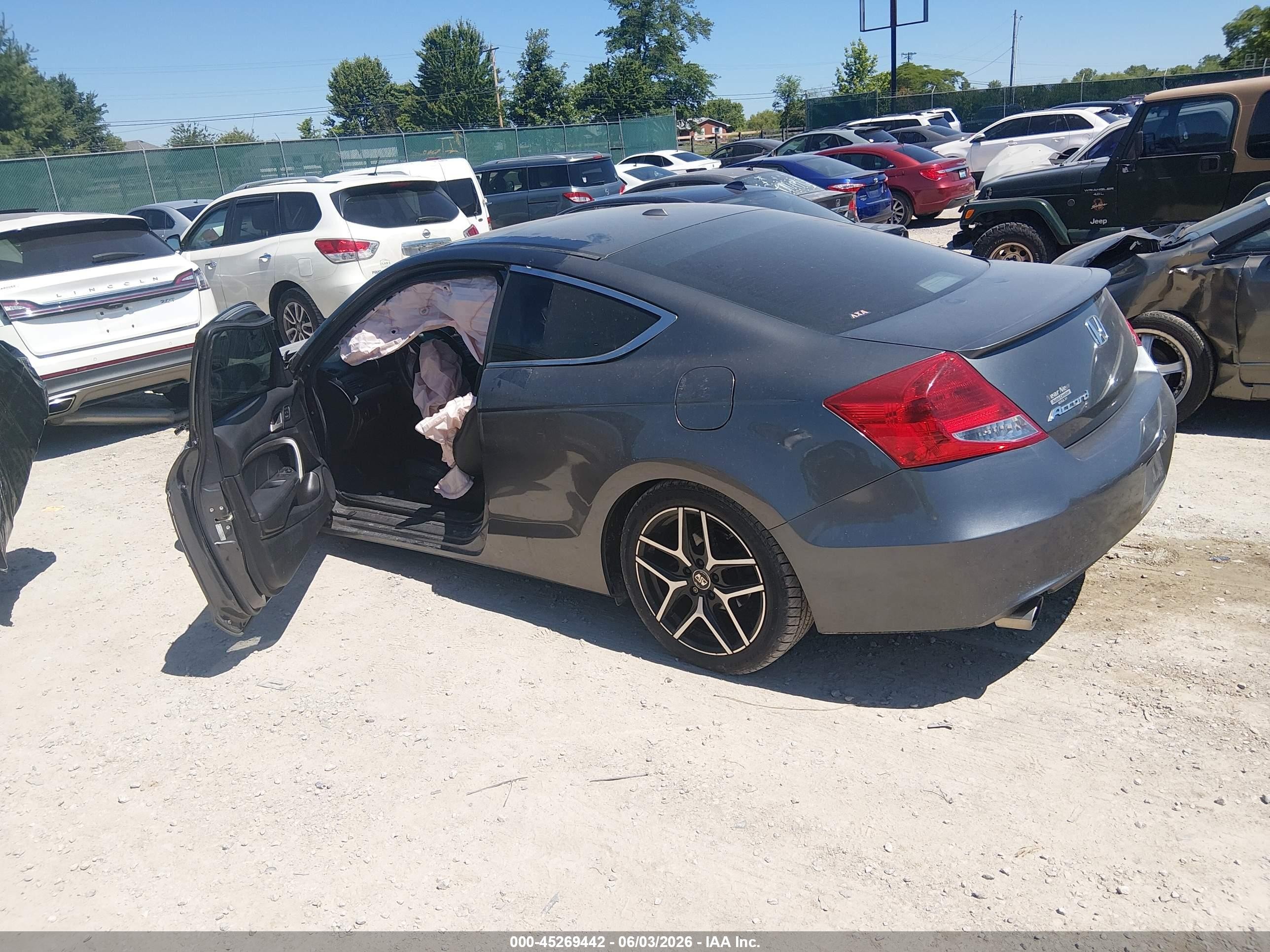 2012 Honda Accord 3.5 Ex-l Серый vin: 1HGCS2B83CA000757