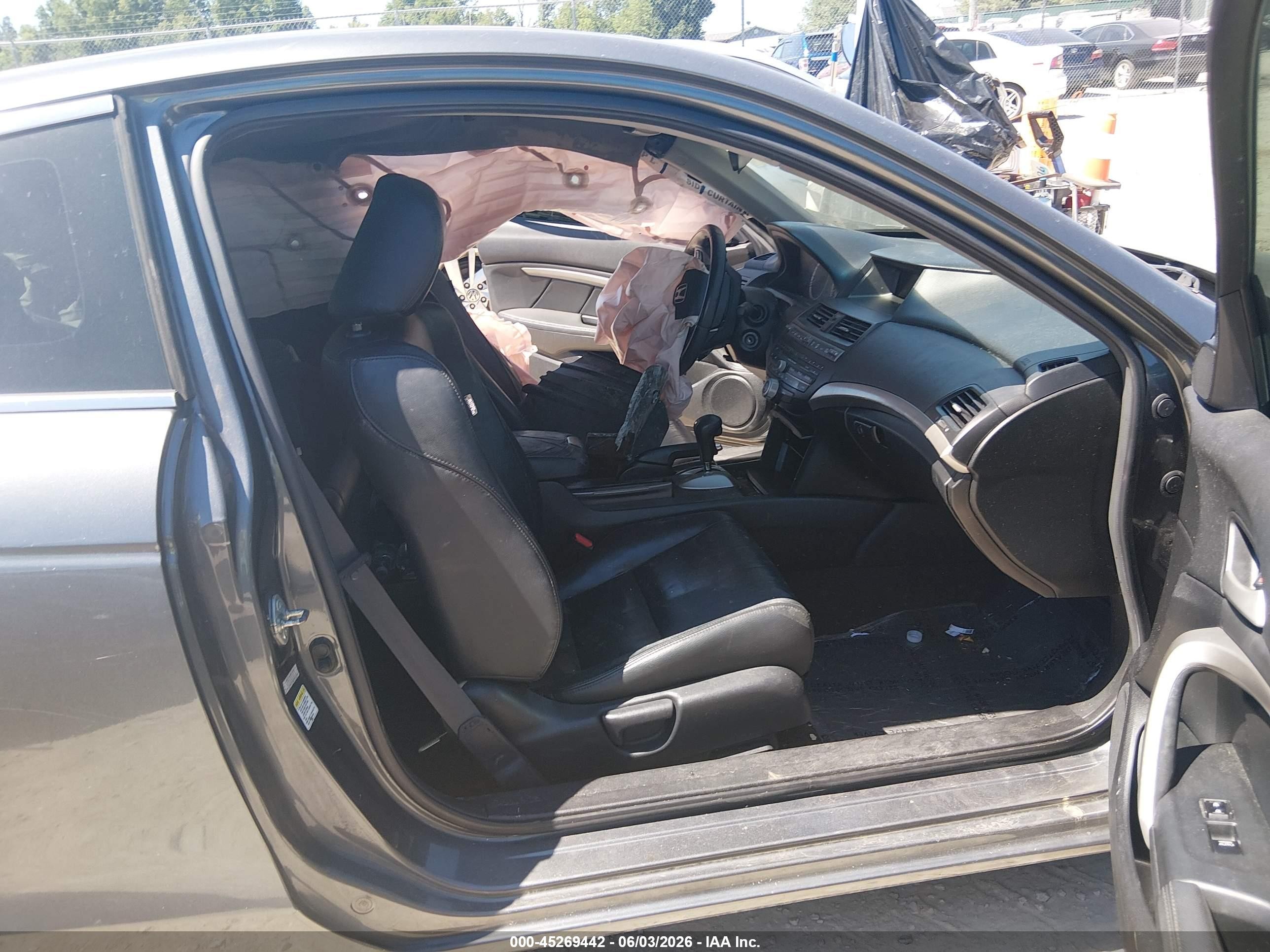 2012 Honda Accord 3.5 Ex-l Серый vin: 1HGCS2B83CA000757