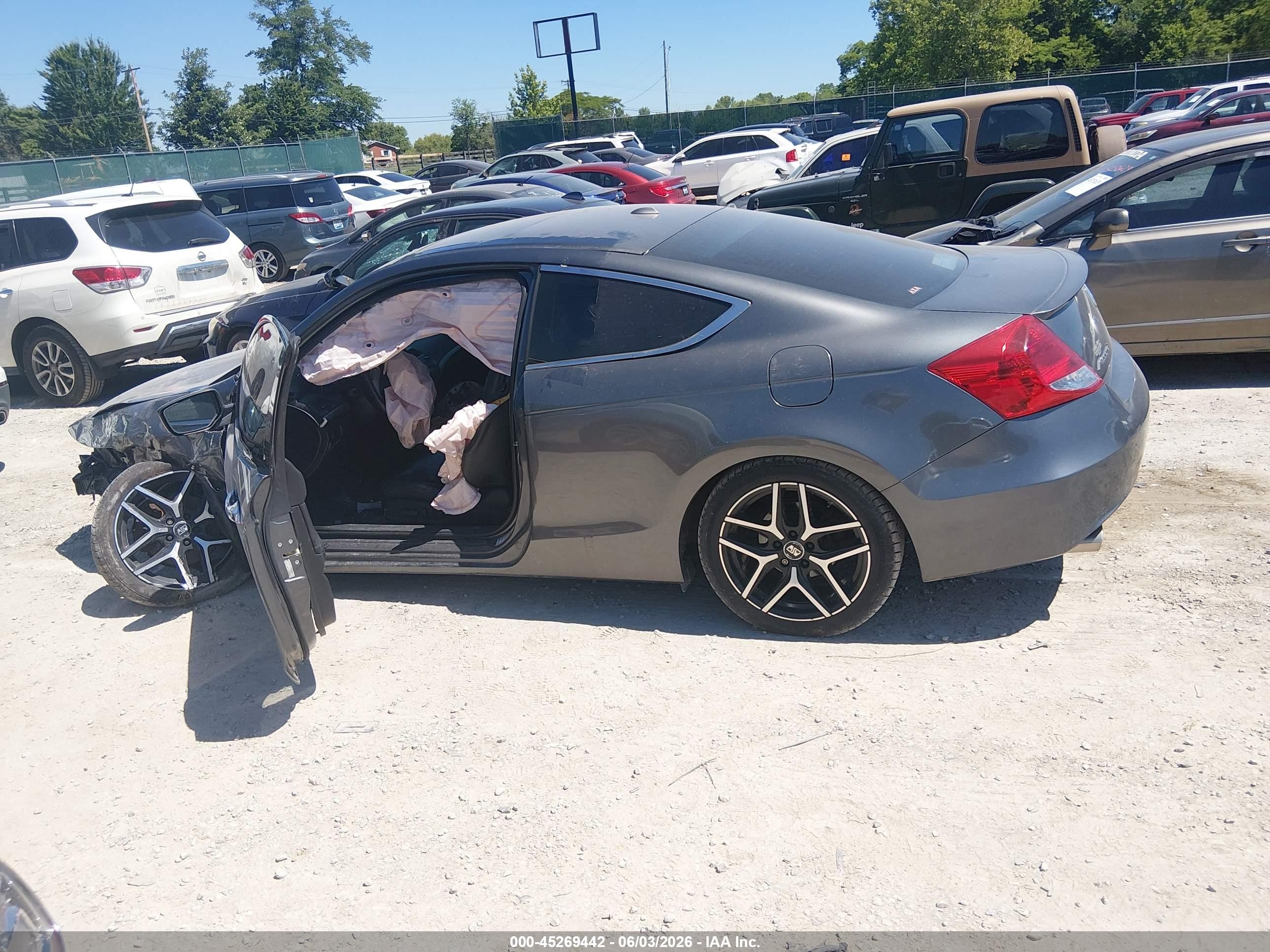 2012 Honda Accord 3.5 Ex-l Серый vin: 1HGCS2B83CA000757