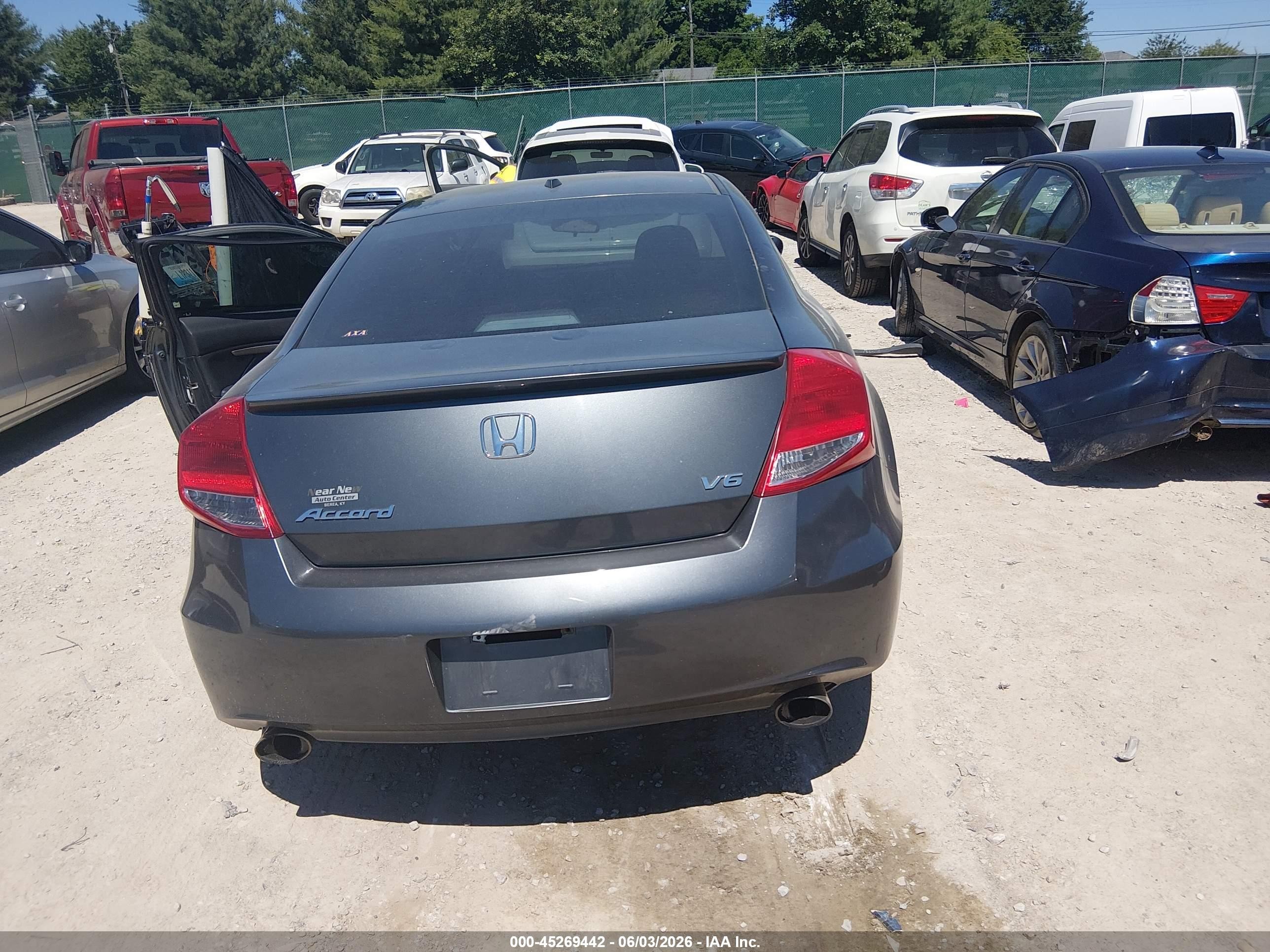 2012 Honda Accord 3.5 Ex-l Серый vin: 1HGCS2B83CA000757