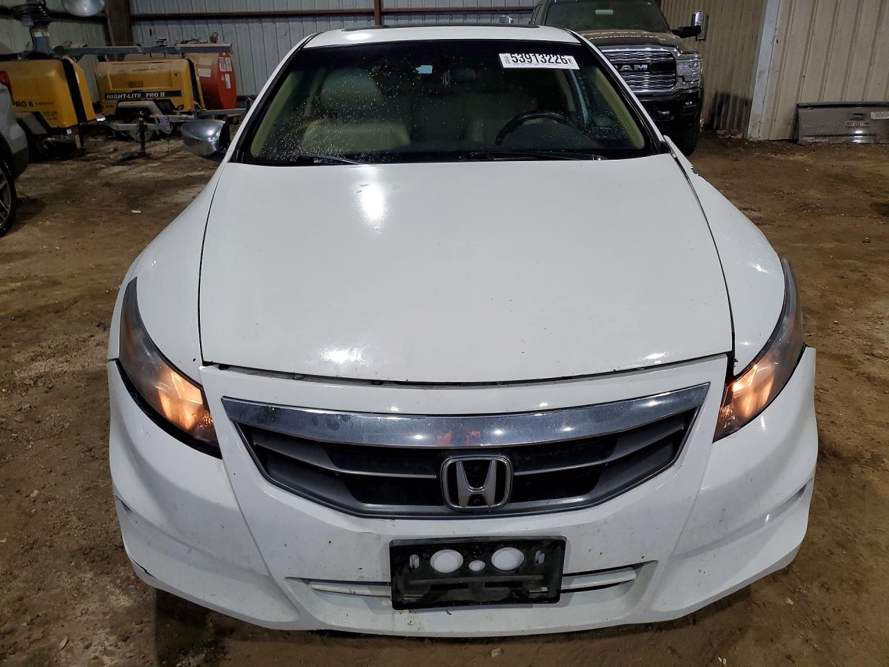 2012 Honda Accord Exl White vin: 1HGCS2B83CA003044