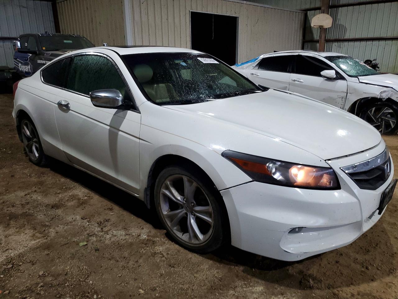 2012 Honda Accord Exl White vin: 1HGCS2B83CA003044