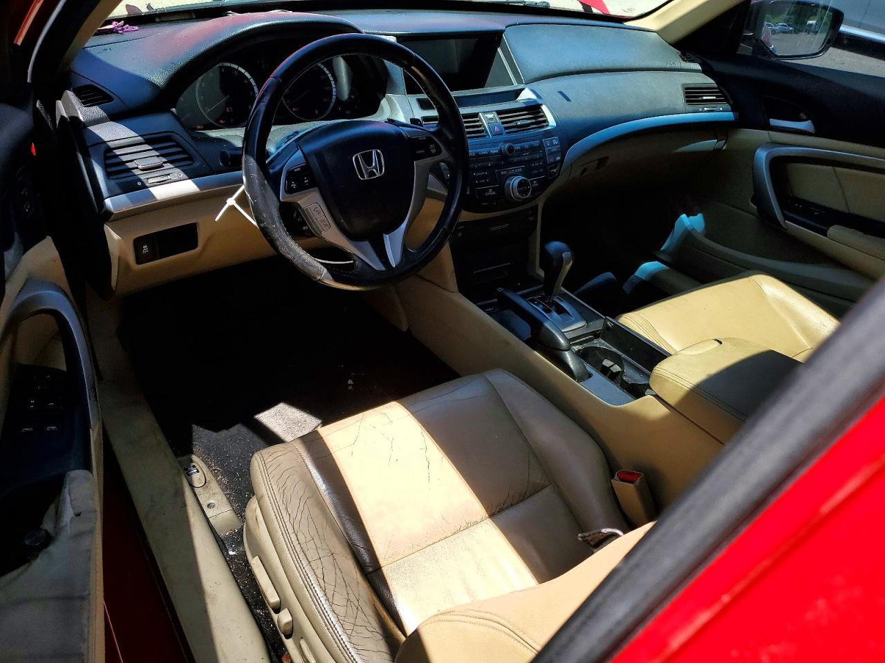2012 Honda Accord Exl Red vin: 1HGCS2B83CA003769