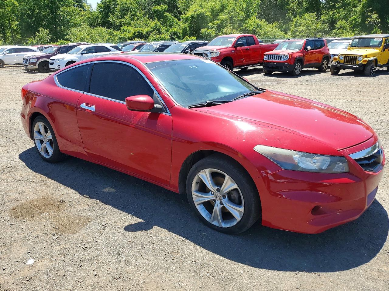 2012 Honda Accord Exl Red vin: 1HGCS2B83CA003769