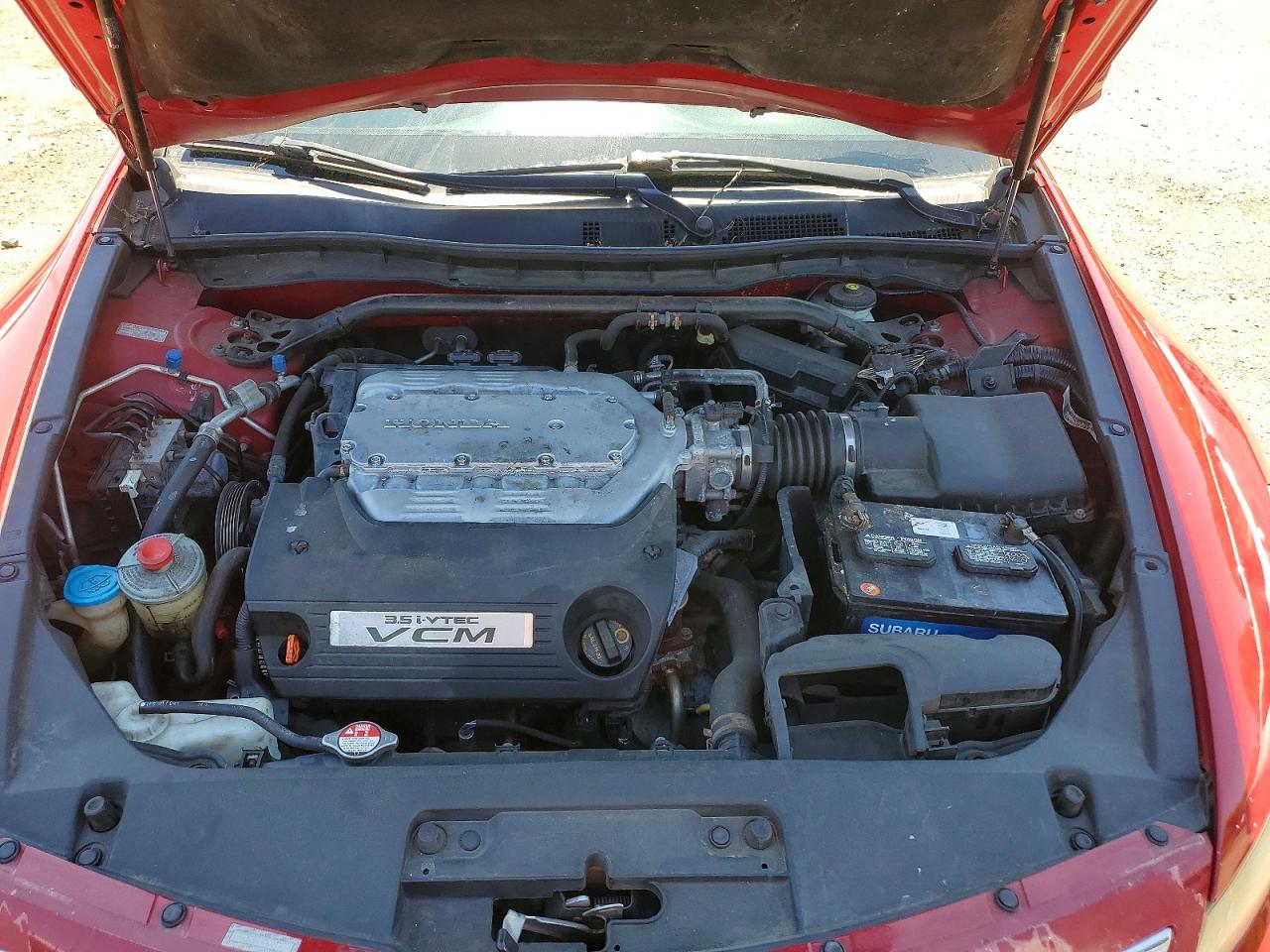 2012 Honda Accord Exl Red vin: 1HGCS2B83CA003769