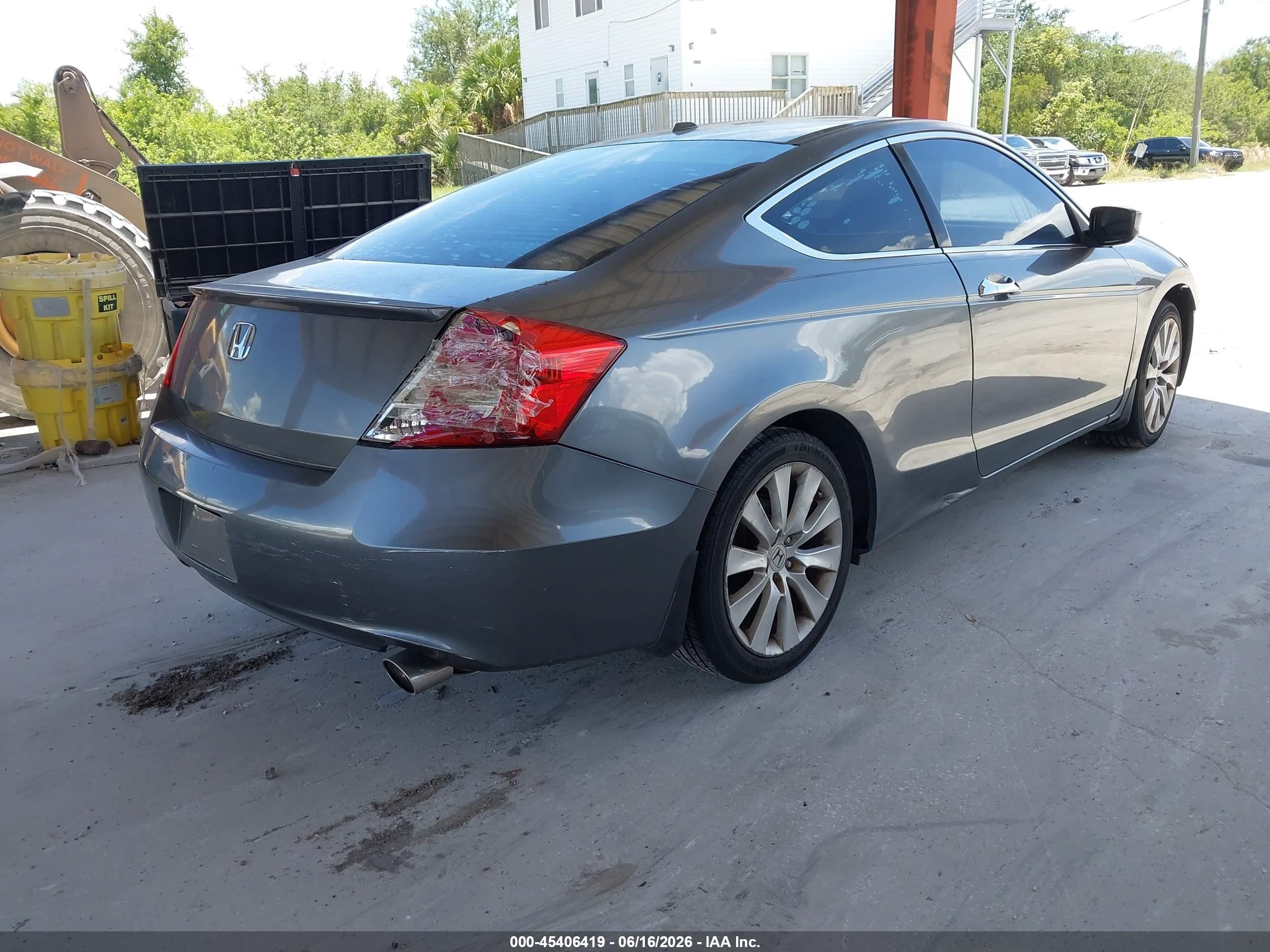 2012 Honda Accord 3.5 Ex-l Gray vin: 1HGCS2B83CA010317