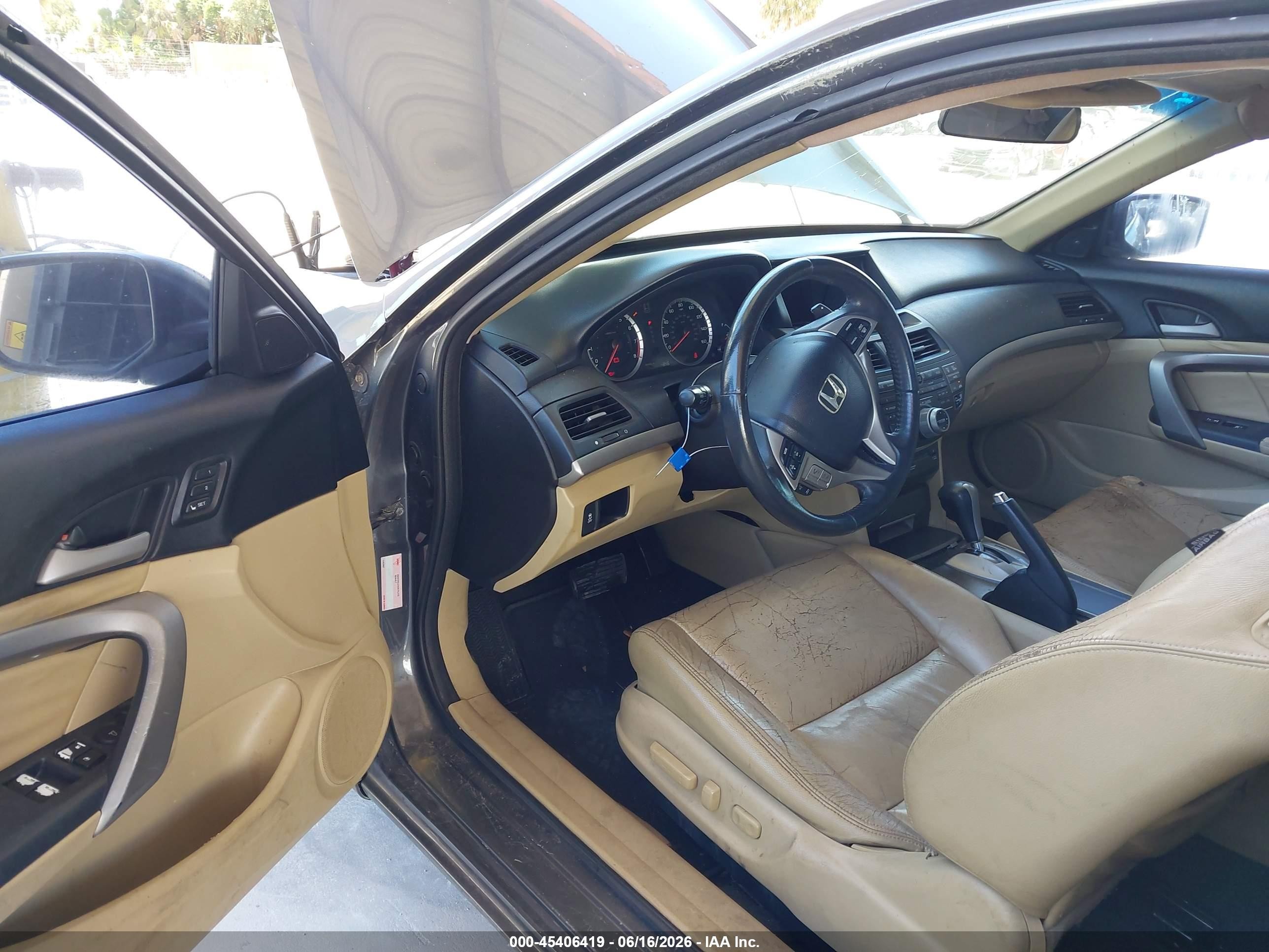 2012 Honda Accord 3.5 Ex-l Gray vin: 1HGCS2B83CA010317
