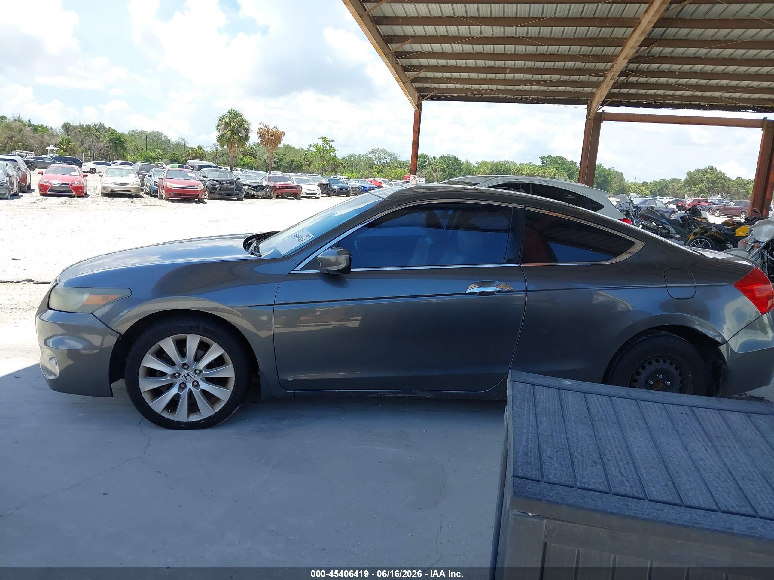 2012 Honda Accord 3.5 Ex-l Gray vin: 1HGCS2B83CA010317