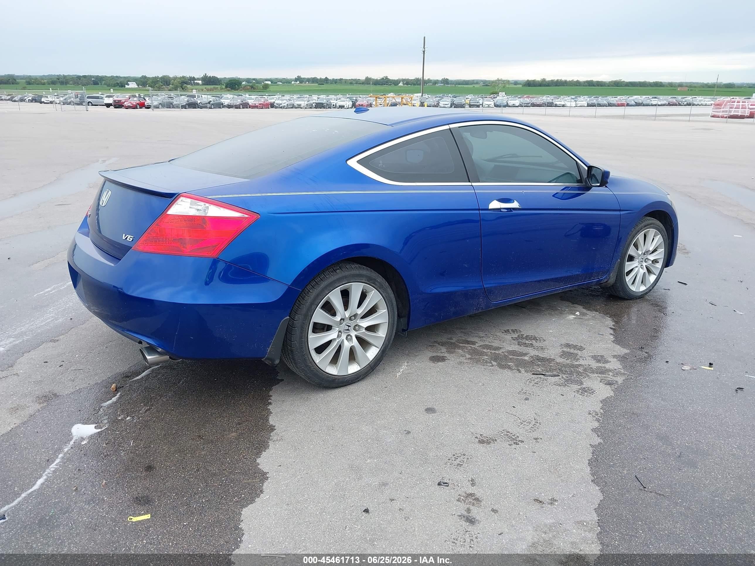 2010 Honda Accord 3.5 Ex-l Blue vin: 1HGCS2B84AA001123