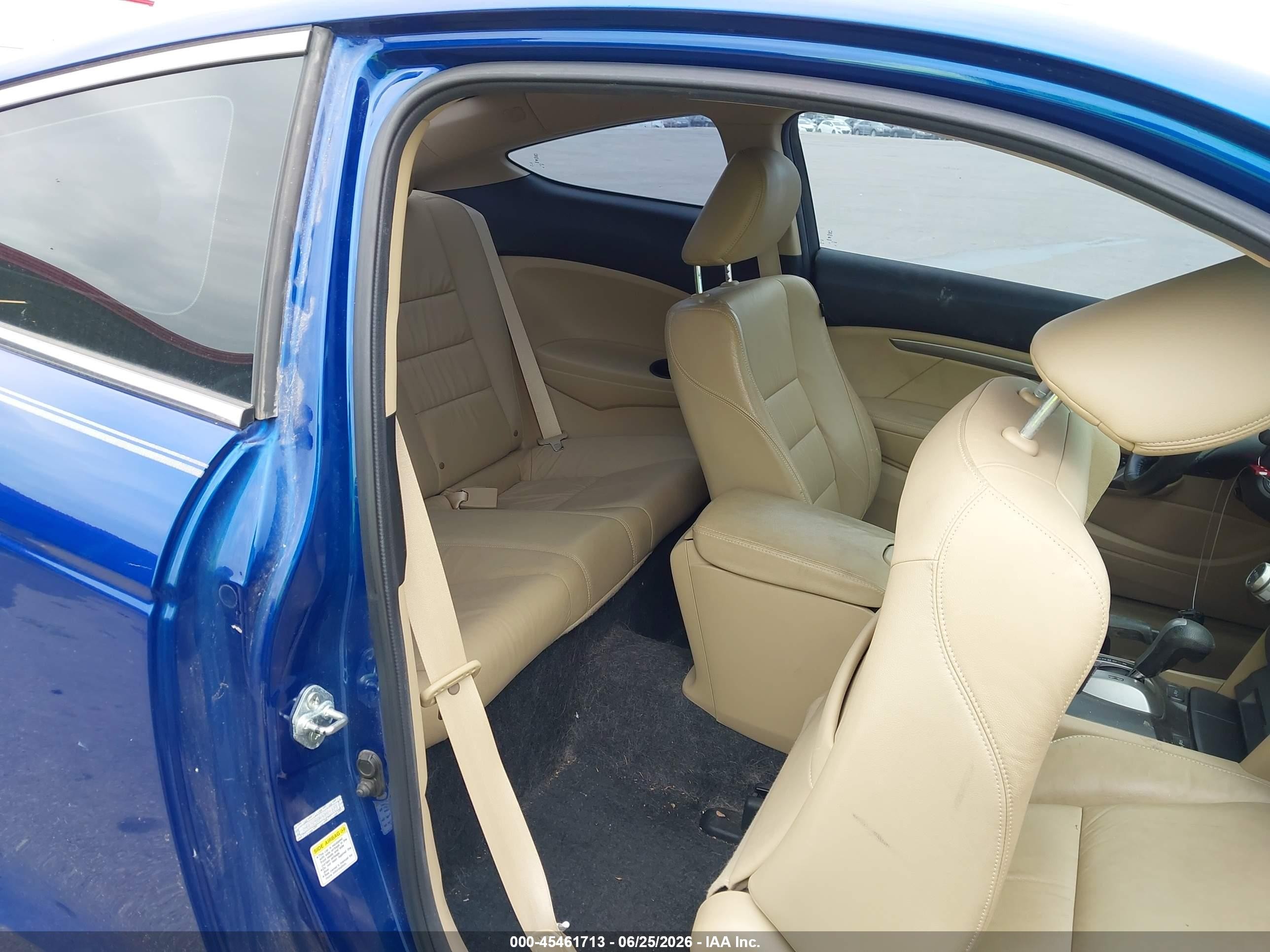 2010 Honda Accord 3.5 Ex-l Blue vin: 1HGCS2B84AA001123