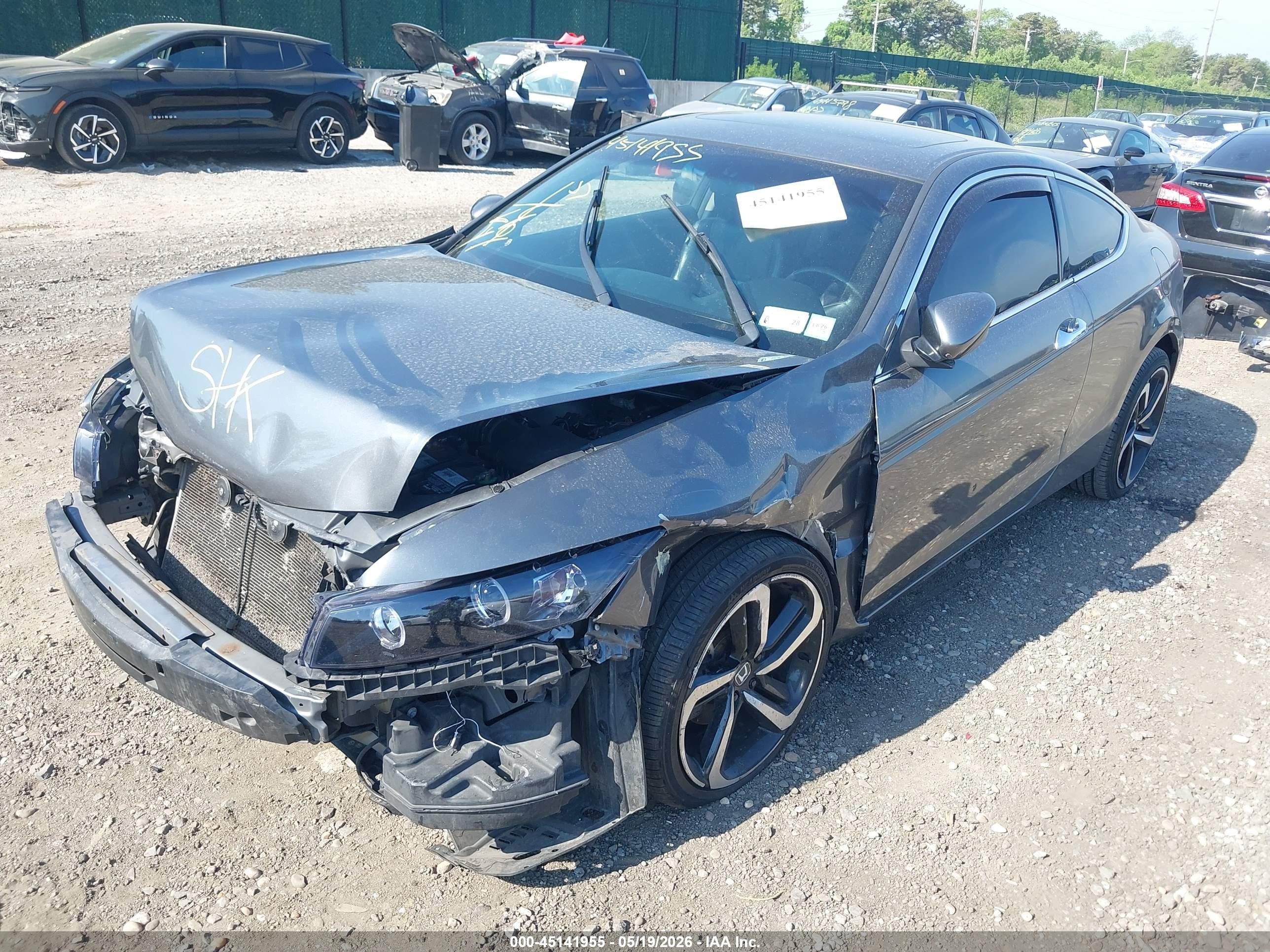 2010 Honda Accord 3.5 Ex-l Gray vin: 1HGCS2B84AA009349