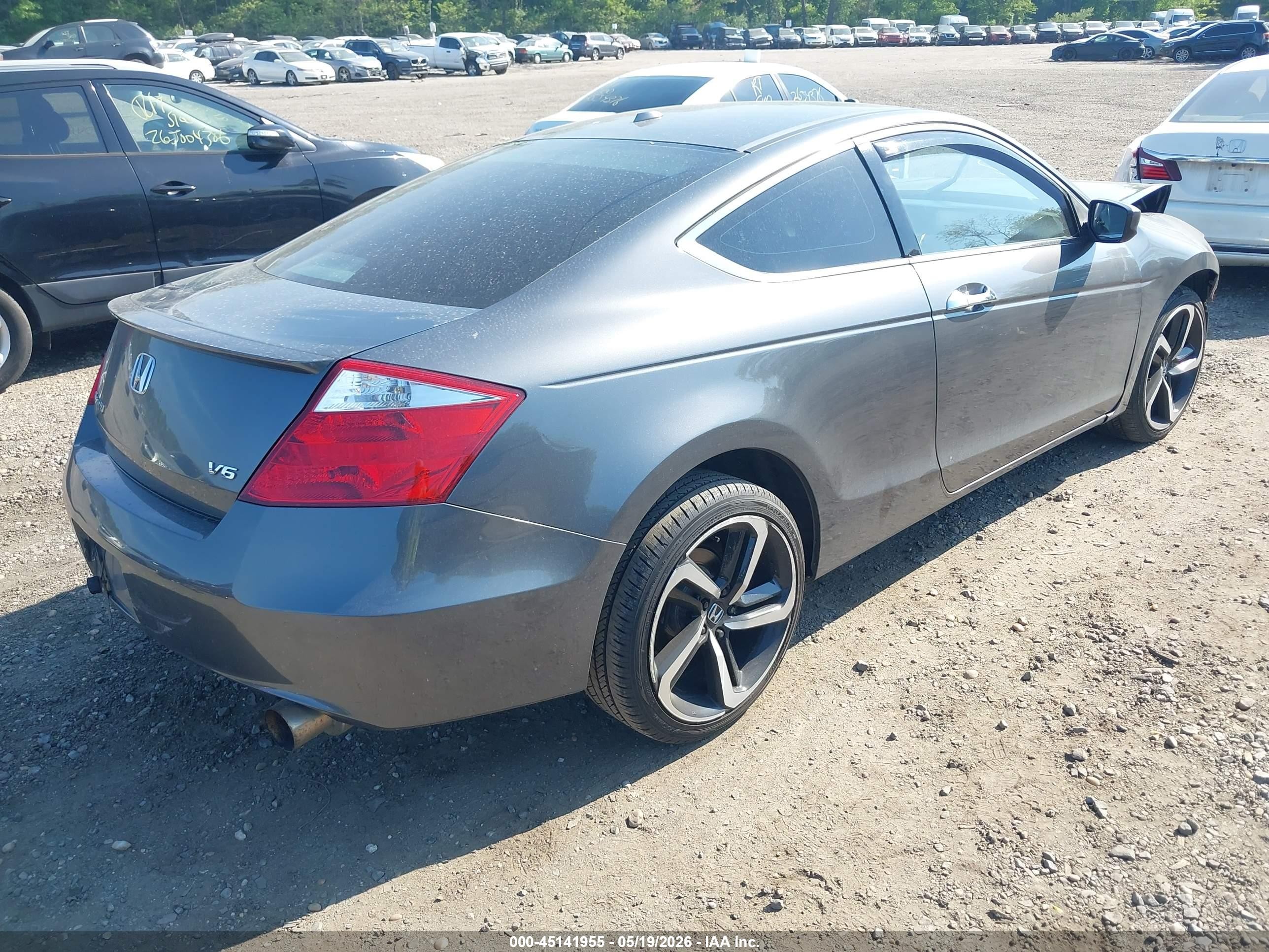 2010 Honda Accord 3.5 Ex-l Gray vin: 1HGCS2B84AA009349